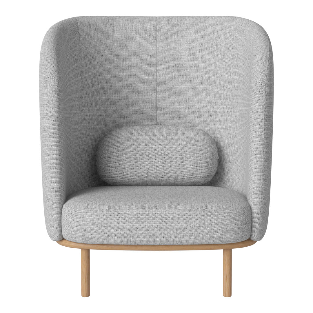 Fuuga Modern Nesting Armchair Set of 2 - Space Saving Stackable Lounge Chairs for Small Living Room, Bedroom or Office - Comfortable Accent Seating for Home Decor