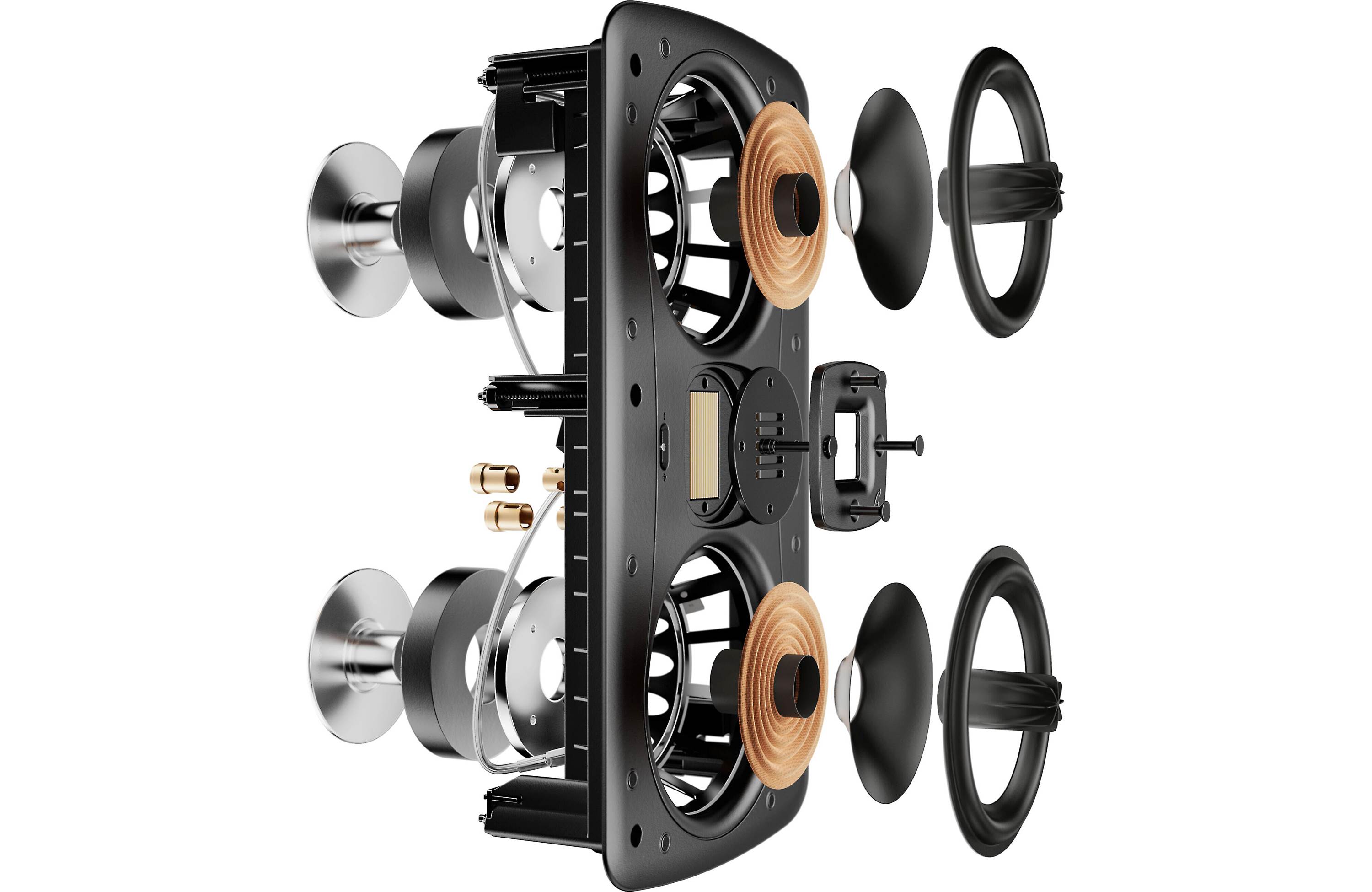 GoldenEar Invisa JPS Junior Point Source In-Wall Speaker - High-Quality Home Theater & Surround Sound System for Living Room, Bedroom, or Office (Each)