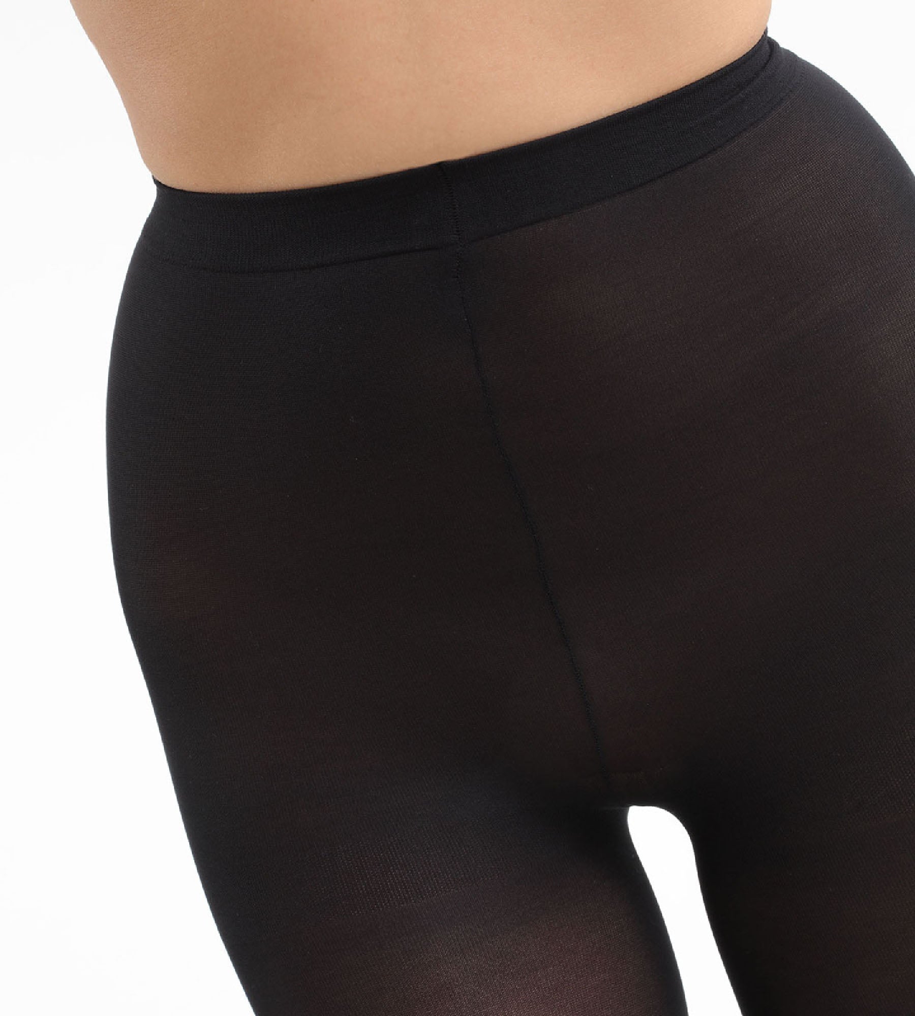 Black Tights for Women - Slimming 45 Denier Opaque Leggings - Perfect for Work, Parties & Everyday Wear