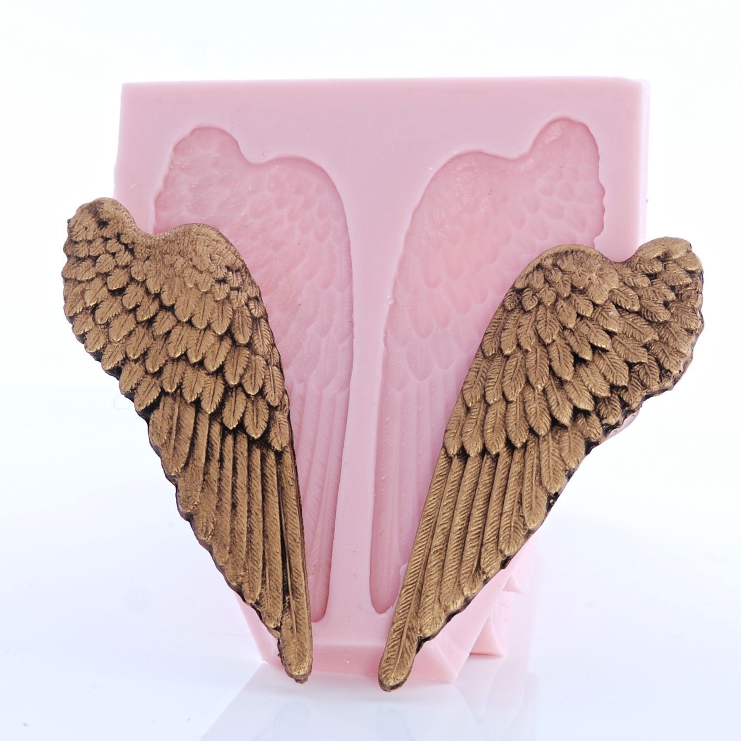 Angel Wing Silicone Mold - Food Safe for Fondant, Candy, Gum Paste - Perfect for Resin, Clay, Jewelry Making - Flexible & Easy to Use - Great for Cake Decorating, DIY Crafts & Gift Making