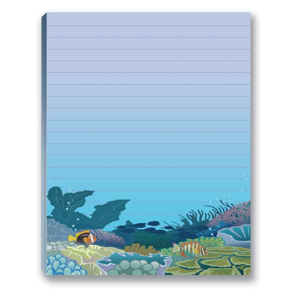 Stonehouse Collection | Tropical Beach Notepads Bulk Pack - USA Made Ocean Themed Writing Pads for Vacation Journaling, Beach House Decor & Summer Office Supplies