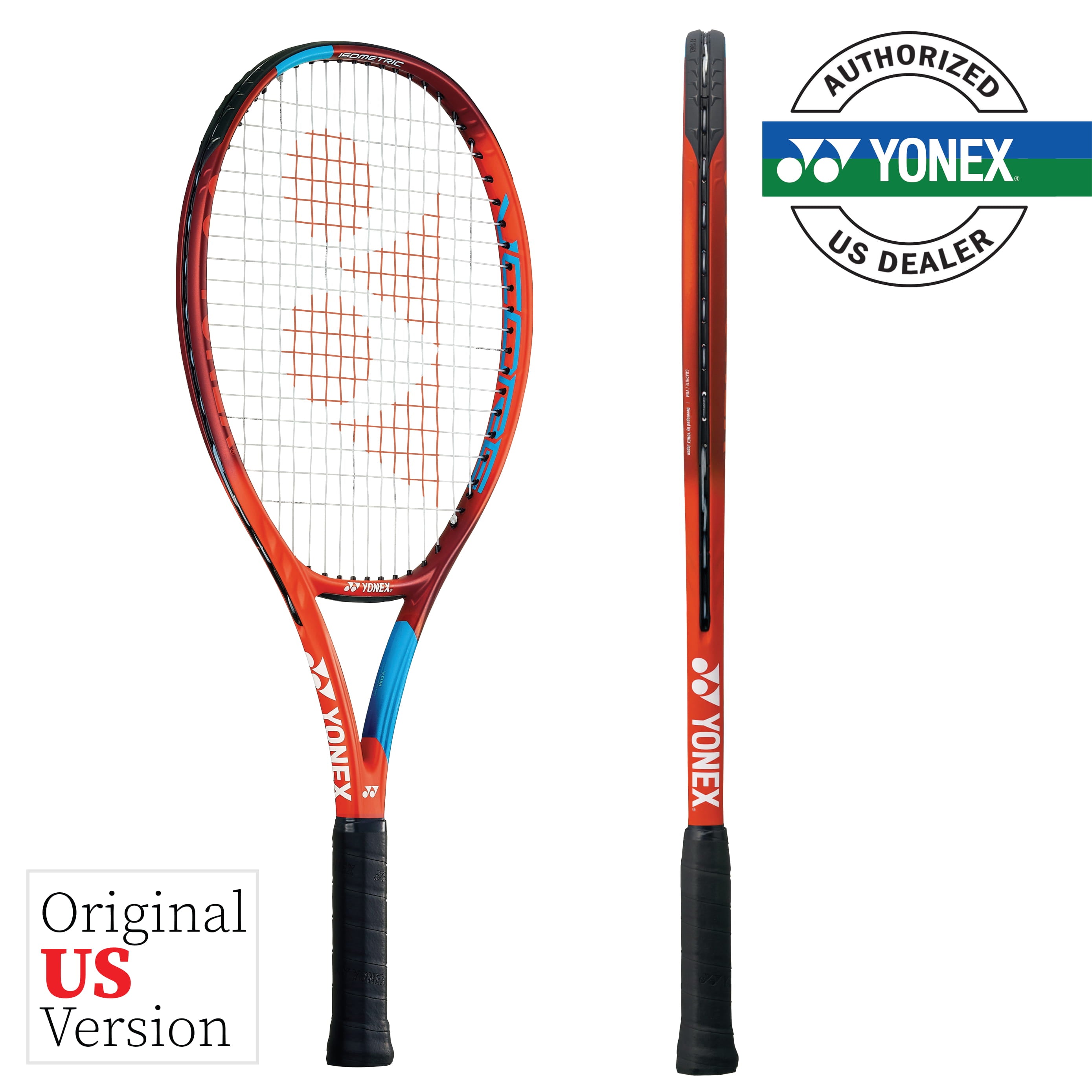 Yonex VCORE 25 Tennis Racket Pre-Strung | High-Performance Graphite Badminton Racket for Men & Women | Perfect for Beginners & Intermediate Players | Ideal for Court Matches & Training Sessions