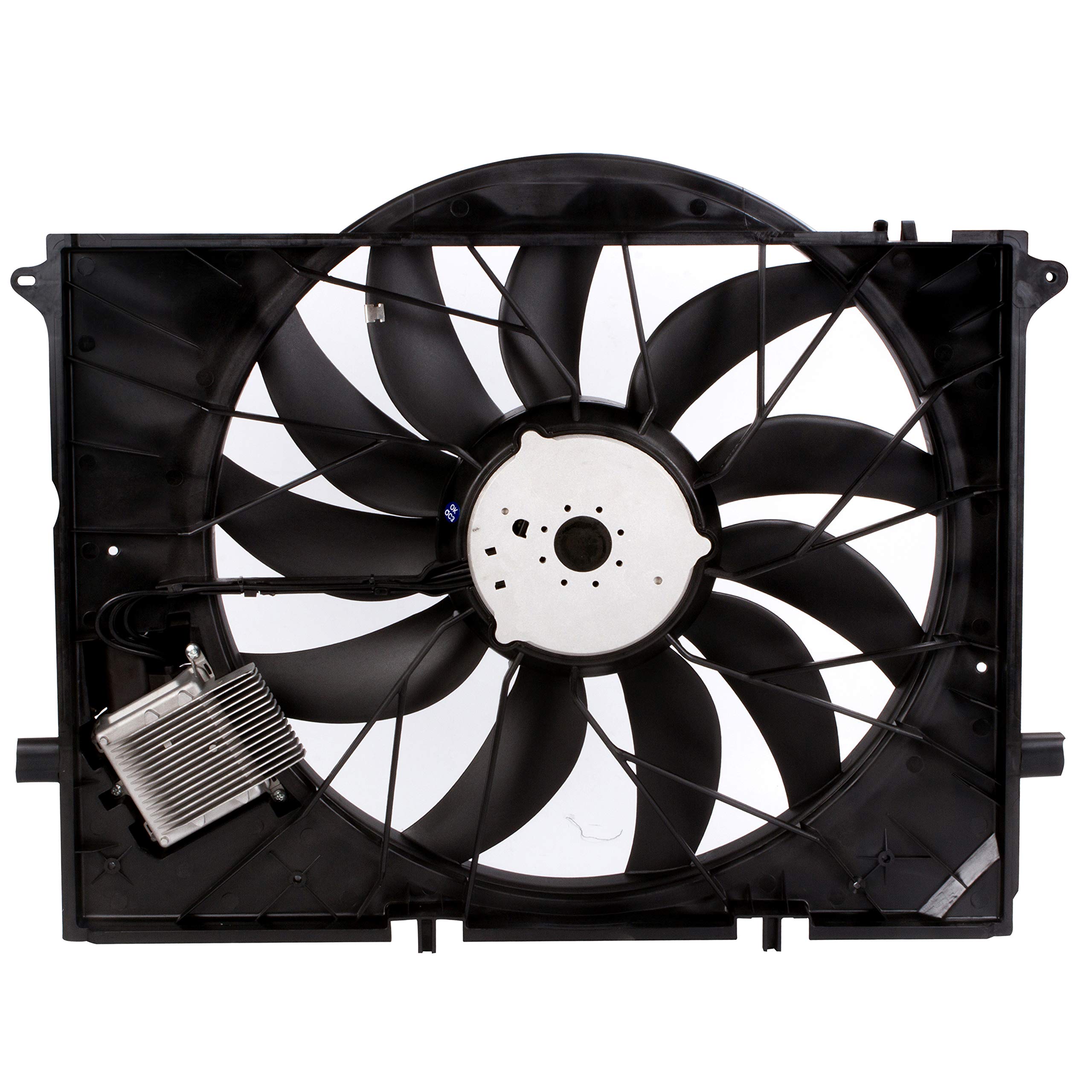 High-Performance 220-500-02-93 Engine Radiator Cooling Fan Compatible with Mercedes-Benz S350 S430 S500 S55 AMG S600 S65 AMG SL55 AMG SL600 SL63 AMG SL65 AMG CL500 CL55 AMG CL600 CL65 AMG - Direct Replacement for 220-500-01-93 - Ideal for Overheating Prevention & Enhanced Engine Cooling