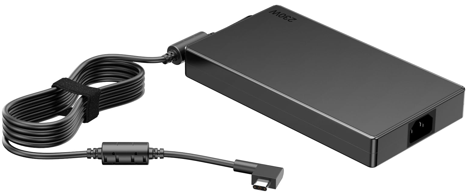 230W Power Adapter for Razer Blade 15/14/16/17 & Pro 17 - Compatible with RZ09-0248, RTX 3060/3070/3080, GTX 1060/1070 - Replacement Charger for 4K Gaming Laptops | Perfect for Home, Office & Travel Use
