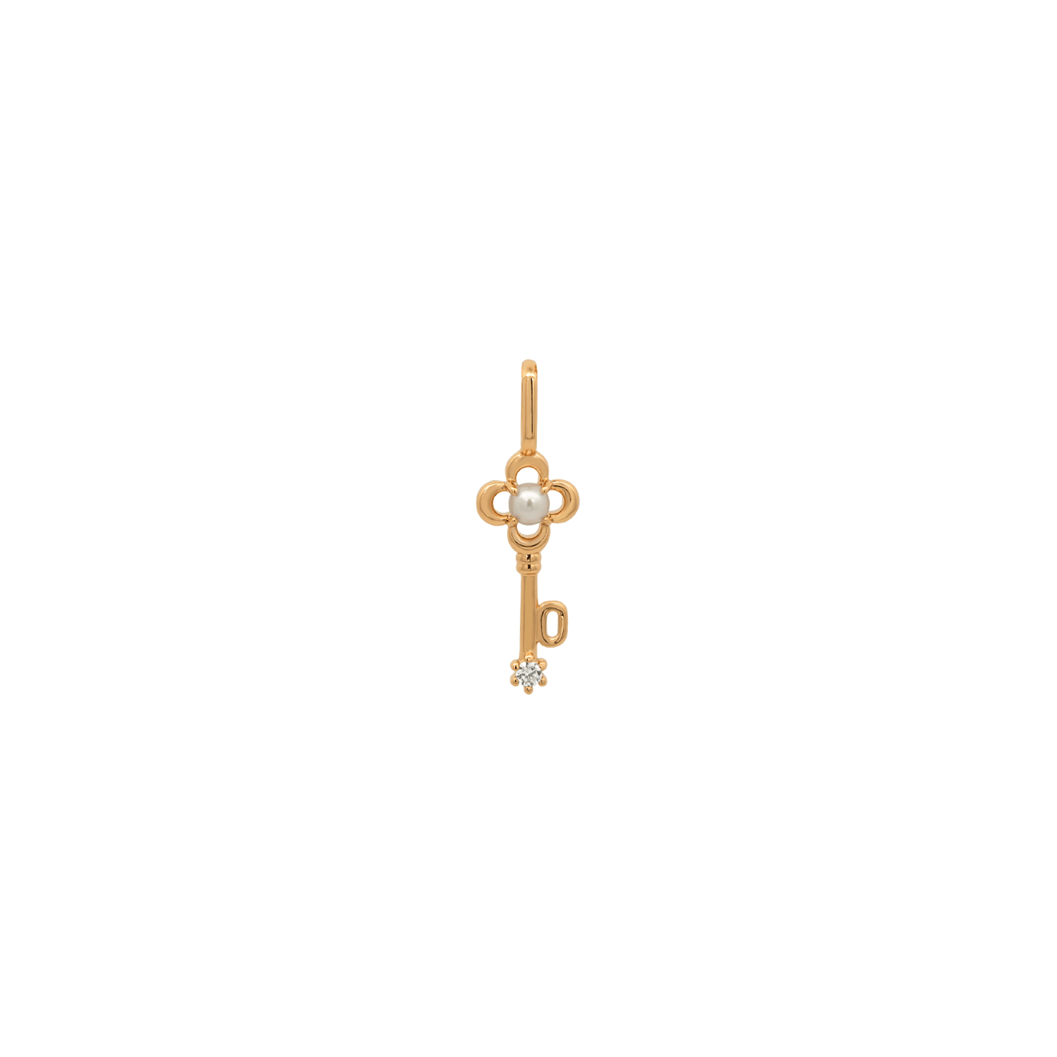 14K Gold Numeric Key Pendant Necklace - Personalized Number Charm Jewelry for Women - Perfect Gift for Birthday, Anniversary & Graduation | Everyday Wear, Special Occasions & Layering