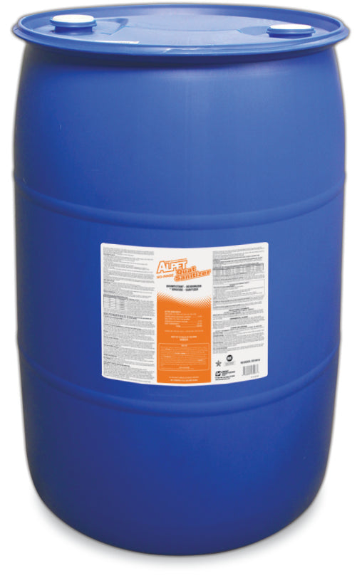 Alpet No Rinse Quat Sanitizer - 50 Gallon Concentrate (1 Pack) | EPA Approved Food Safe Disinfectant for Commercial Kitchens, Restaurants & Food Processing Plants