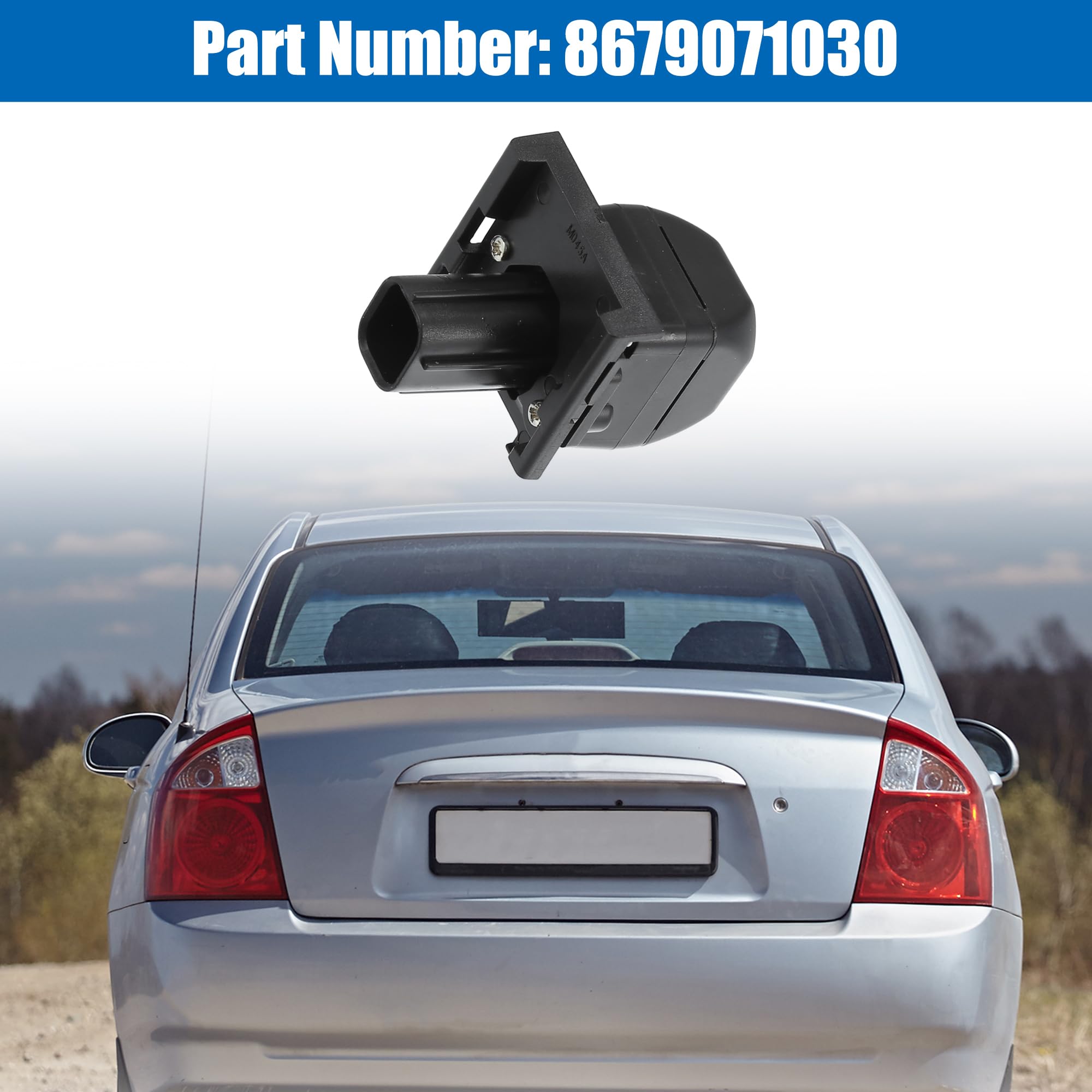 X AUTOHAUX 170° Wide Angle Rear View Backup Camera - Compatible with Toyota Hilux 2011-2015 (Part No.8679071030) | Waterproof Night Vision Parking Assist System | Perfect for Off-Roading, Tight Parking & Trailering