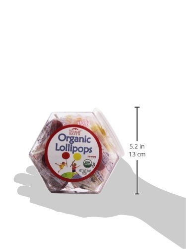 YumEarth Organic Fruit Lollipops - 6oz (170g) Natural Candy, Gluten-Free & Vegan - Perfect for Birthday Parties, Halloween Treats & School Snacks