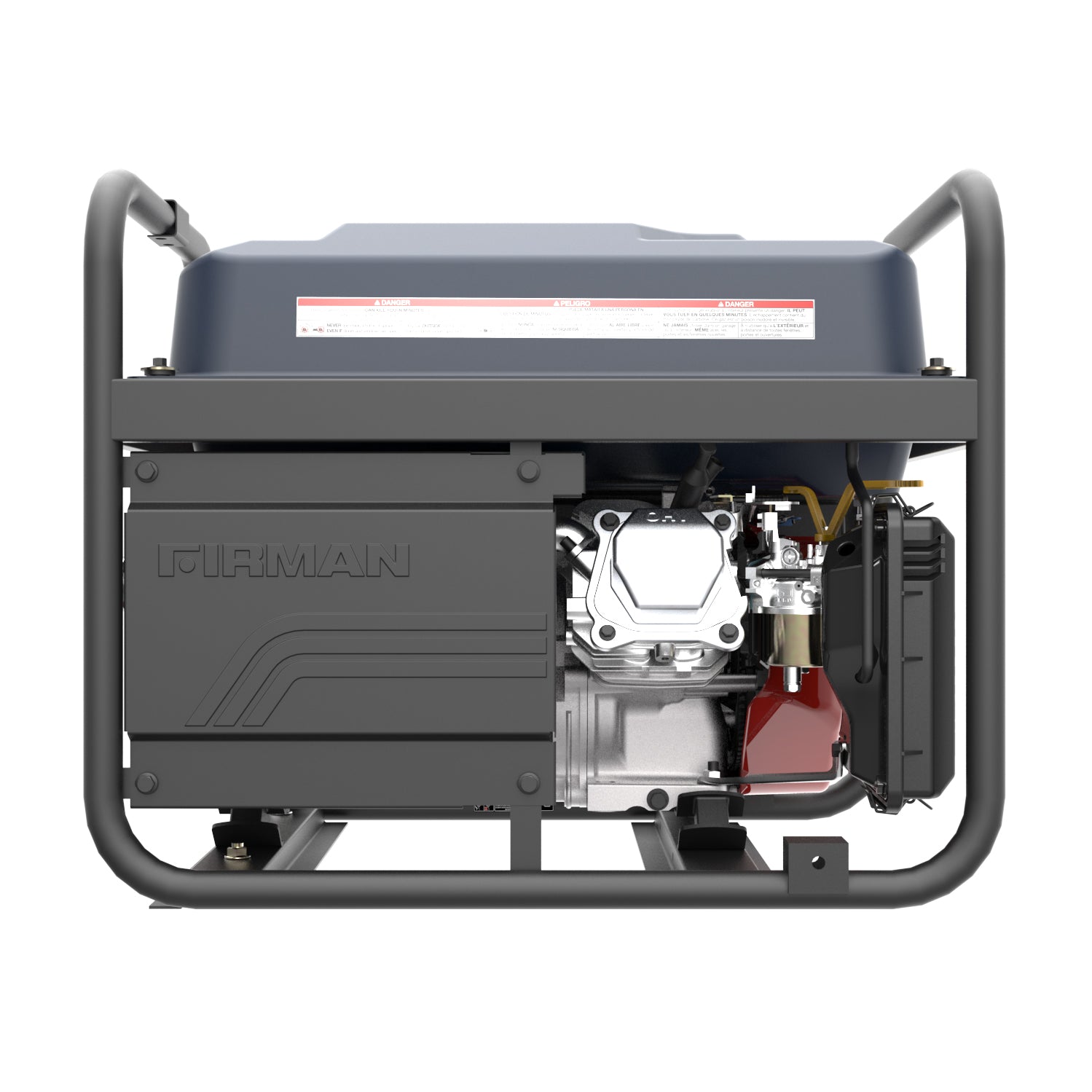 4550W Portable Gas Generator with Recoil Start - 120V Power Output for Camping, Emergencies & Outdoor Activities
