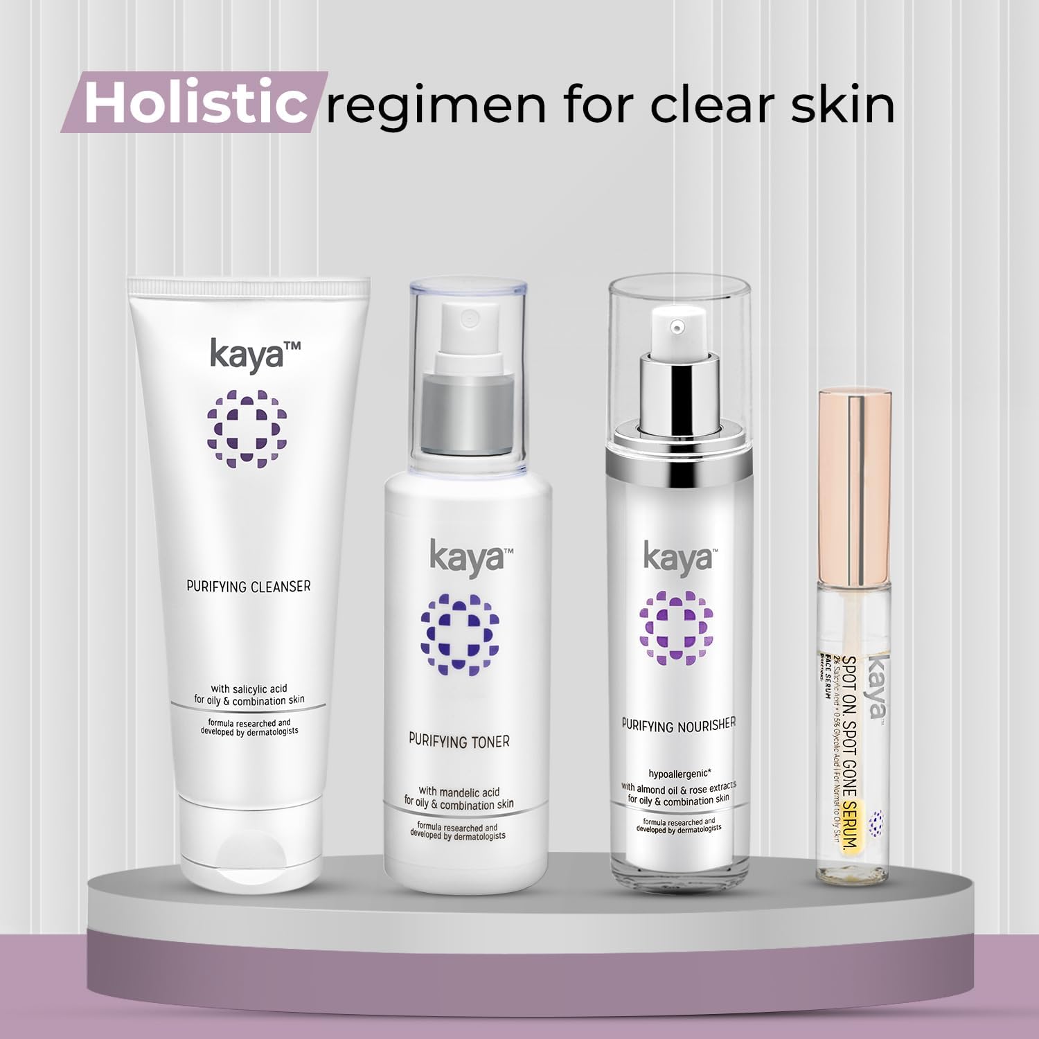 Kayae Acne Care Purifying Nourisher - Oil-Free Daily Moisturizer for Oily & Acne-Prone Skin | Gentle, Lightweight, Non-Greasy Formula | 50ml | Perfect for Day & Night Skincare Routine