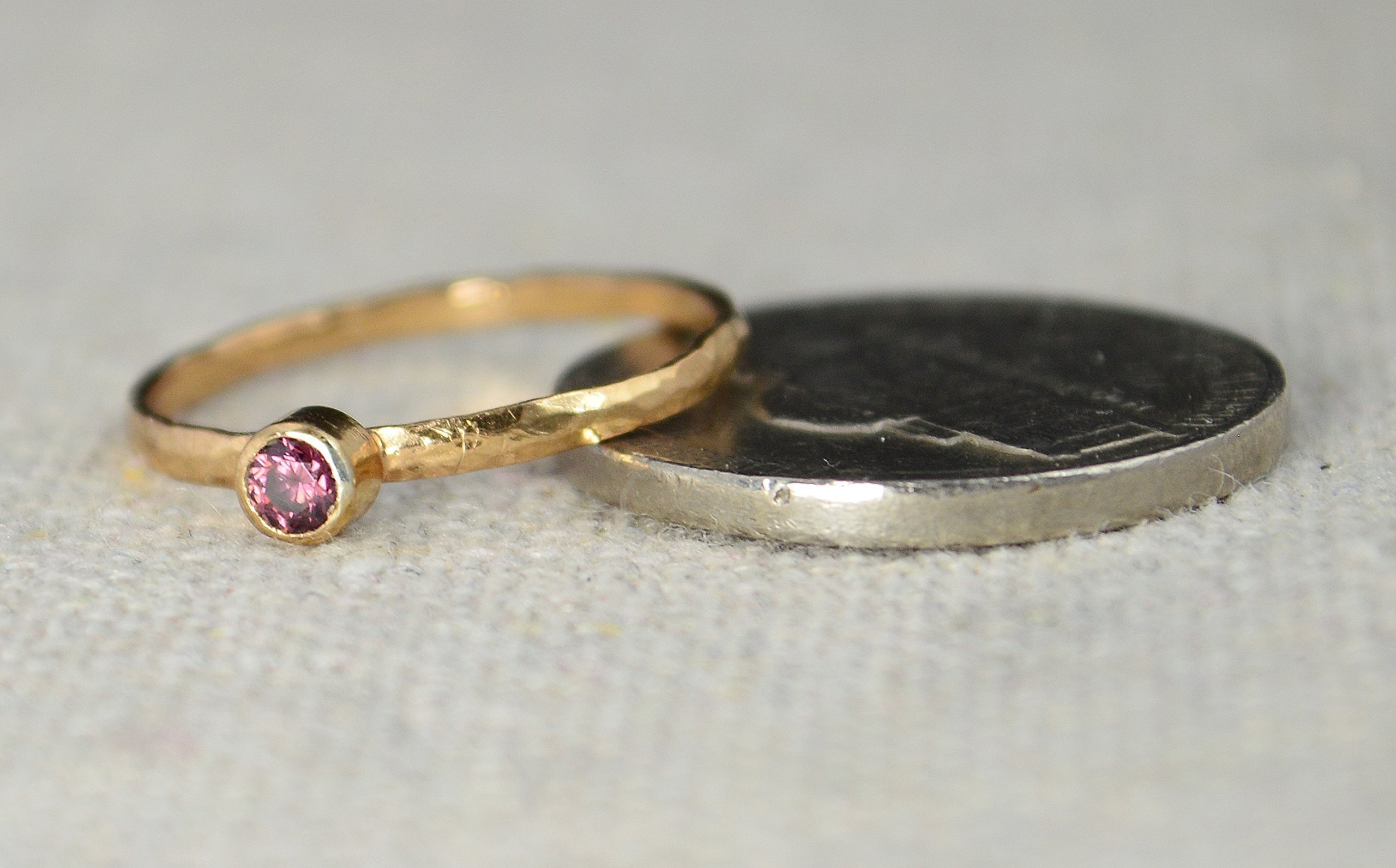 Classic Rose Gold Filled Alexandrite Ring for Women - Elegant Birthstone Jewelry Gift for Anniversary, Engagement & Special Occasions