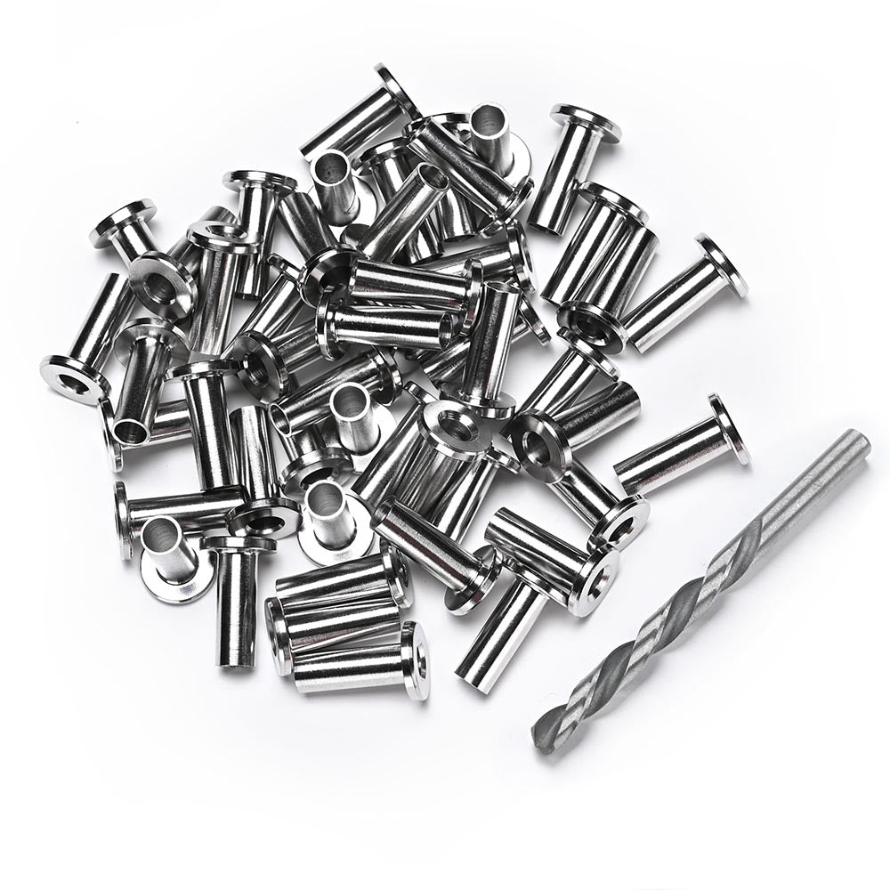 TheLAShop Cable Rail Protector Sleeves (50-Pack) - 1/8