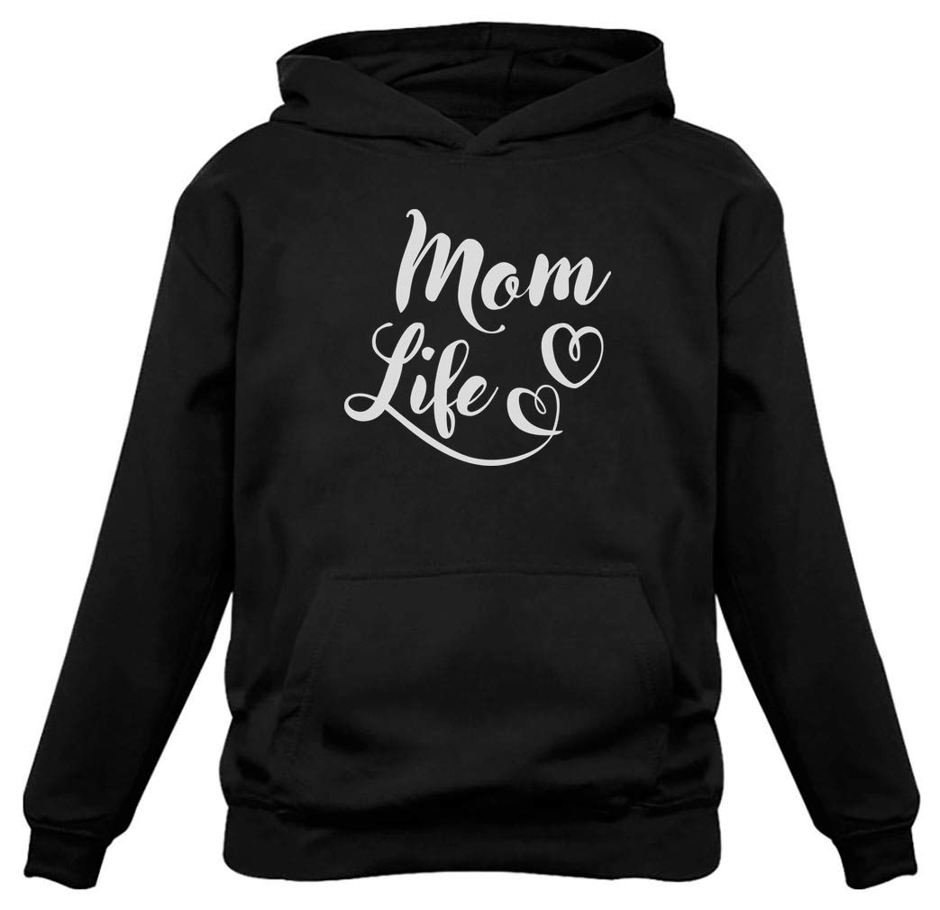 Mom Hoodie - Cozy Mom Life Sweatshirt for Women, Perfect Gift for Moms, Soft Pullover for Casual Wear, Ideal for Family Outings and Relaxing at Home