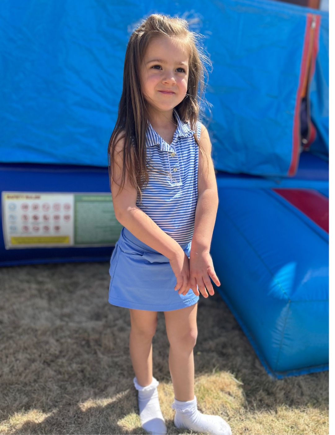 Sara Toddler Girls' Golf Skirt with Shorts - Cute & Comfortable Athletic Skort for Young Girls - Perfect for Golf, Tennis, School & Playtime