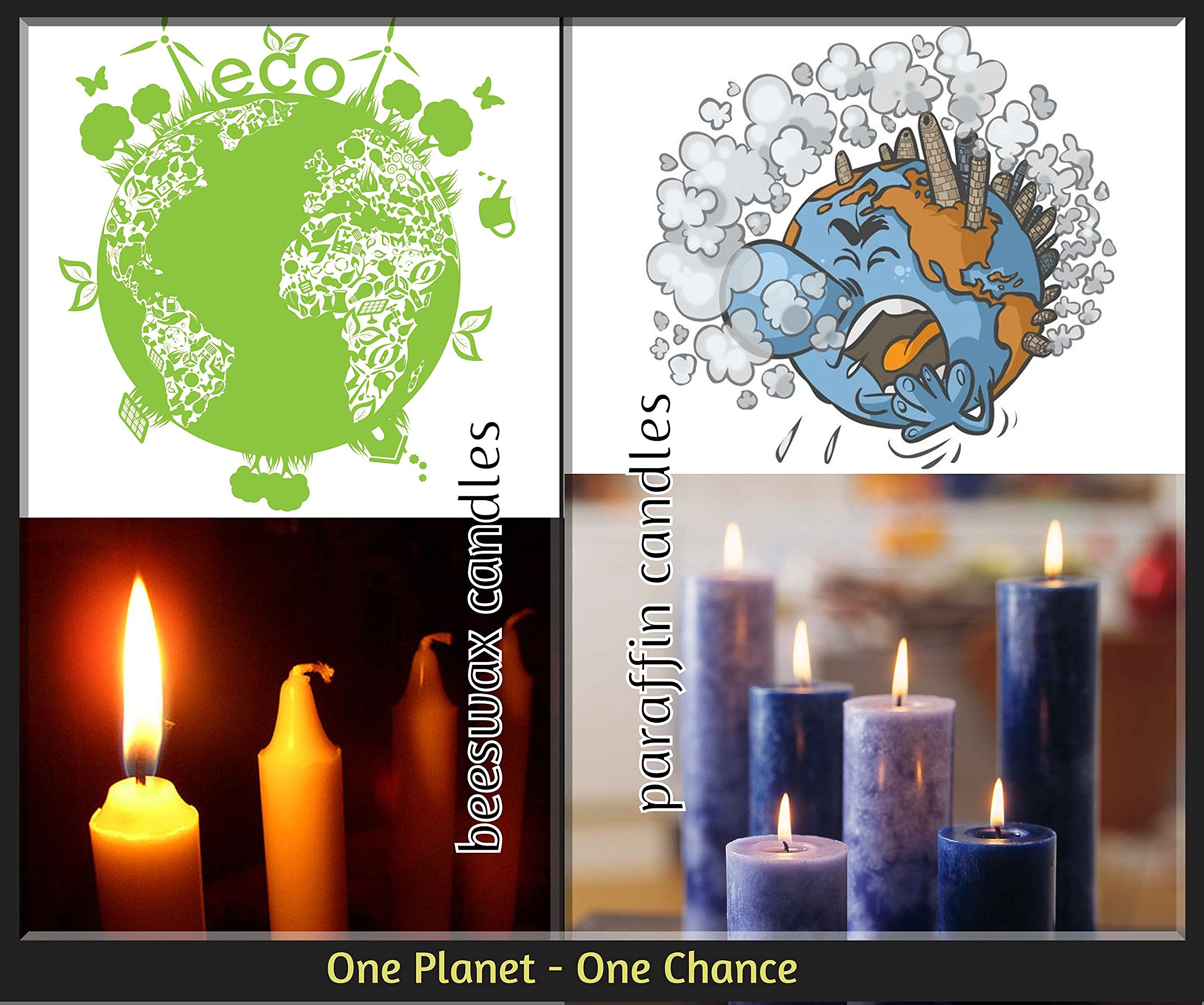 Organic 100% Pure Beeswax Votive Candles - Handmade, 15-Hour Burn Time, 2