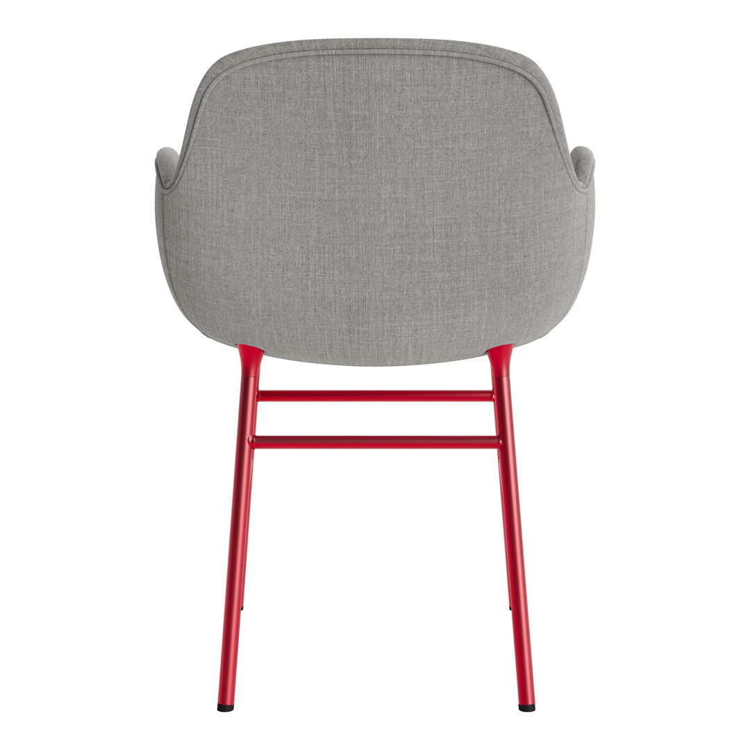 Modern Form Armchair with Sturdy Metal Legs & Premium Upholstery - Perfect for Living Room, Office or Reading Nook