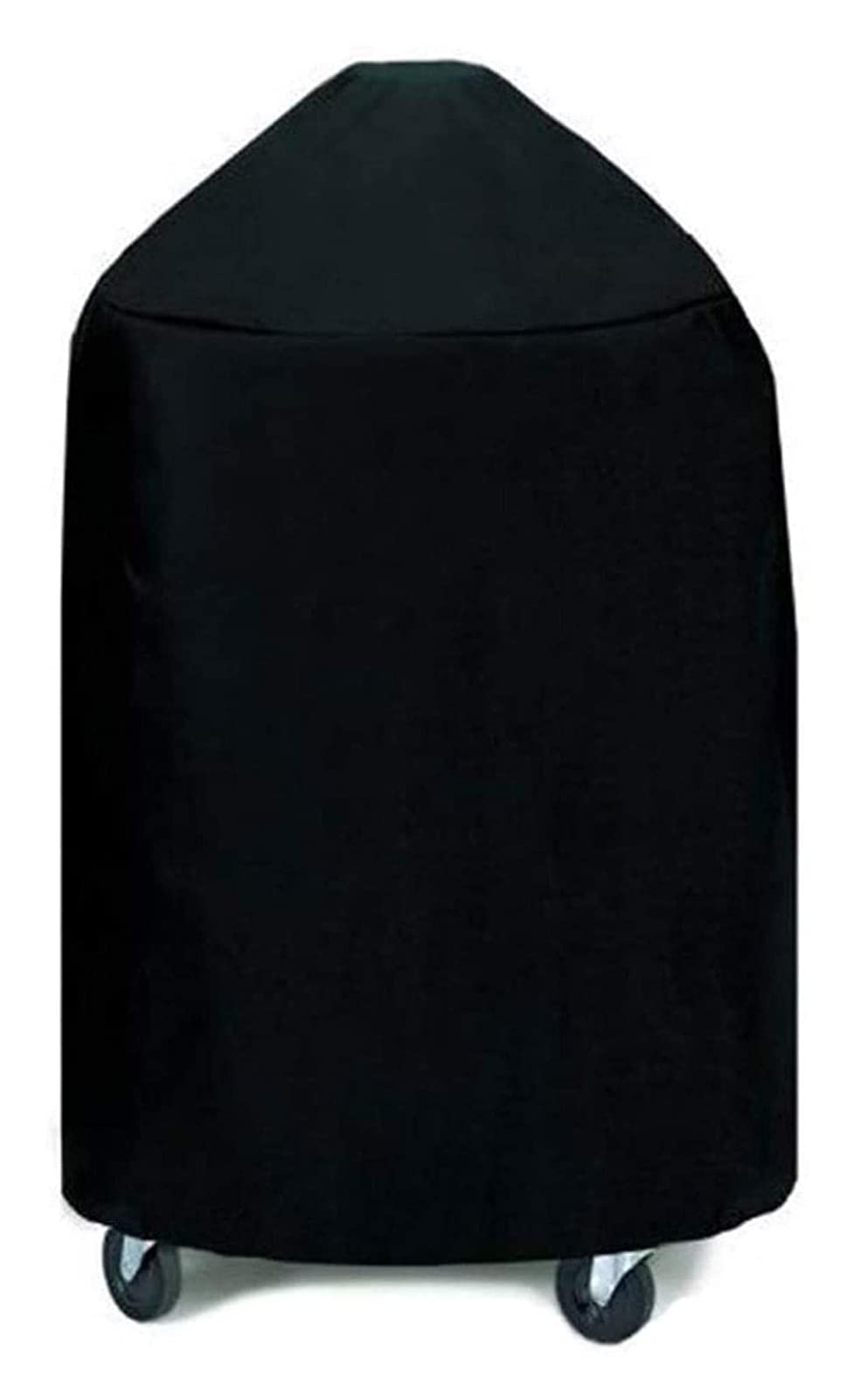 WARRIO 58x77 Inch Heavy Duty Waterproof Outdoor Furniture Cover - Patio, Garden, BBQ Grill Protection - Durable Polyester Cube Design (Black) for All-Weather Use