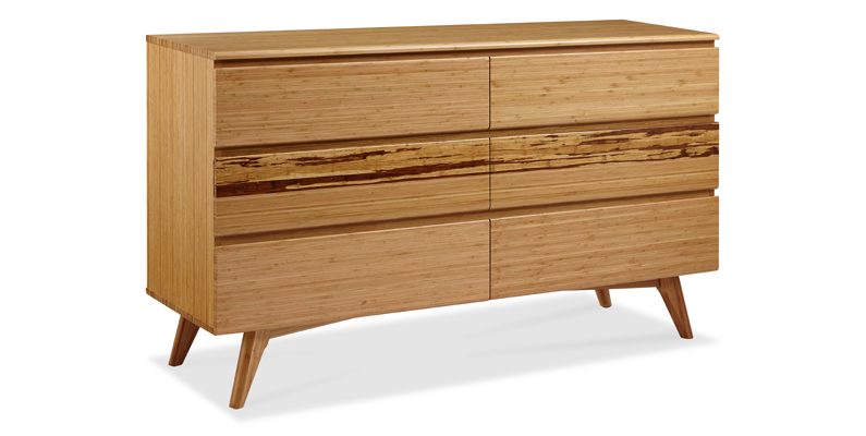Greenington Solid Bamboo Azara 6-Drawer Dresser - Eco-Friendly Bamboo Bedroom Furniture for Storage & Organization | Perfect for Master Bedroom, Guest Room & Nursery
