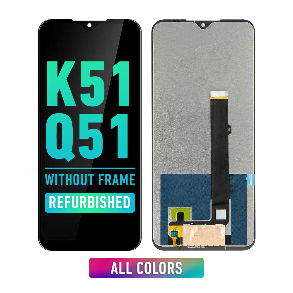 Refurbished LG K51 / Q51 LCD Screen Replacement - No Frame Included - All Colors Available - Perfect for DIY Phone Repairs & Screen Fixes