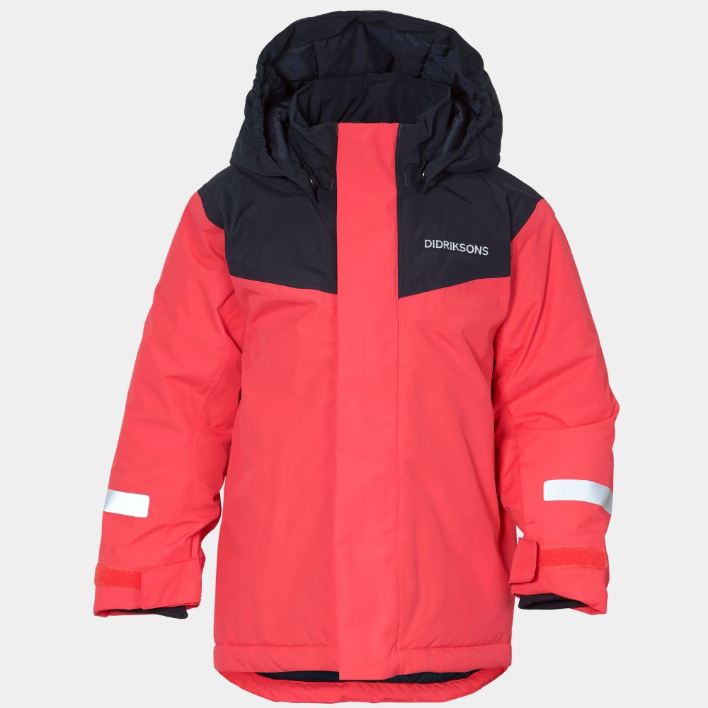 Didriksons Skare Kids Ski Jacket & Pants Set - Waterproof Winter Snowsuit for Boys & Girls, Insulated Warm Skiwear in Modern Pink - Perfect for Skiing, Snowboarding & Outdoor Winter Activities