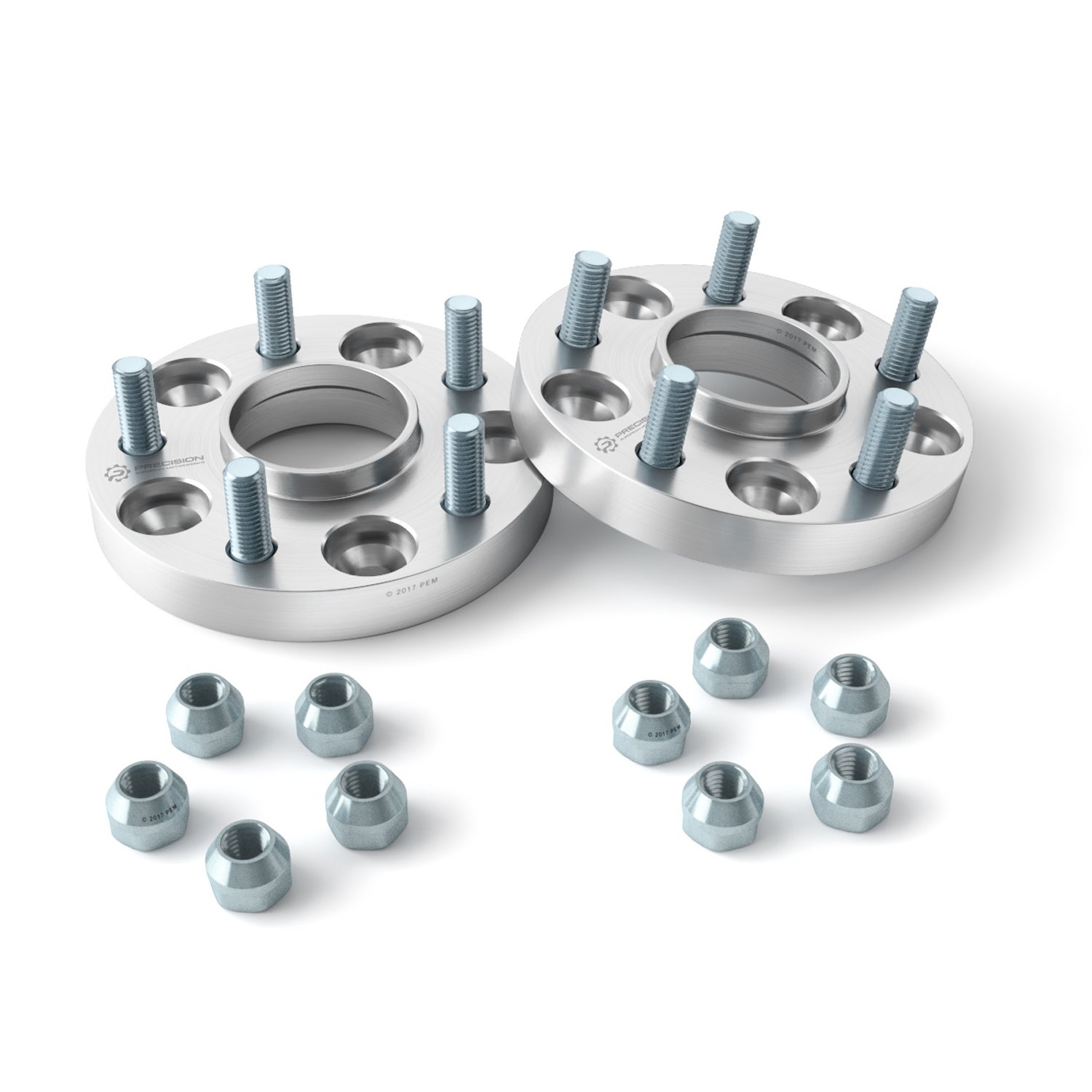 2Pcs 25mm (1 Inch) 5x100 Hubcentric Wheel Spacers - 54.1mm Bore, 12x1.5 Studs - Compatible with Lexus CT200H, Scion tC, Toyota Camry/Corolla/Celica/Matrix/Prius (Check Fitment) - Perfect for Enhanced Stance & Performance Upgrades