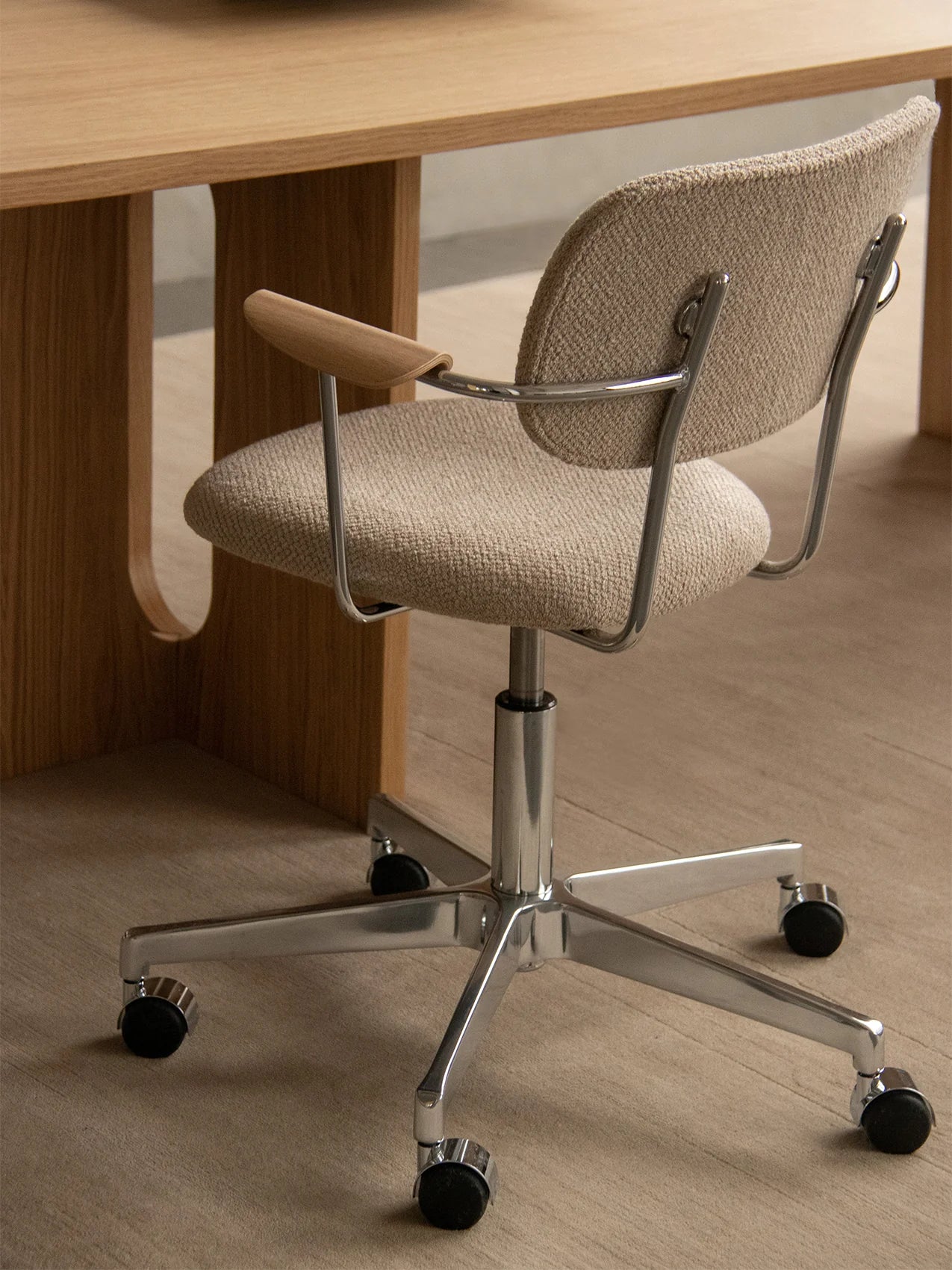 Ergonomic Co Task Chair - Fully Upholstered Office Chair with Lumbar Support for Home & Office Workspaces