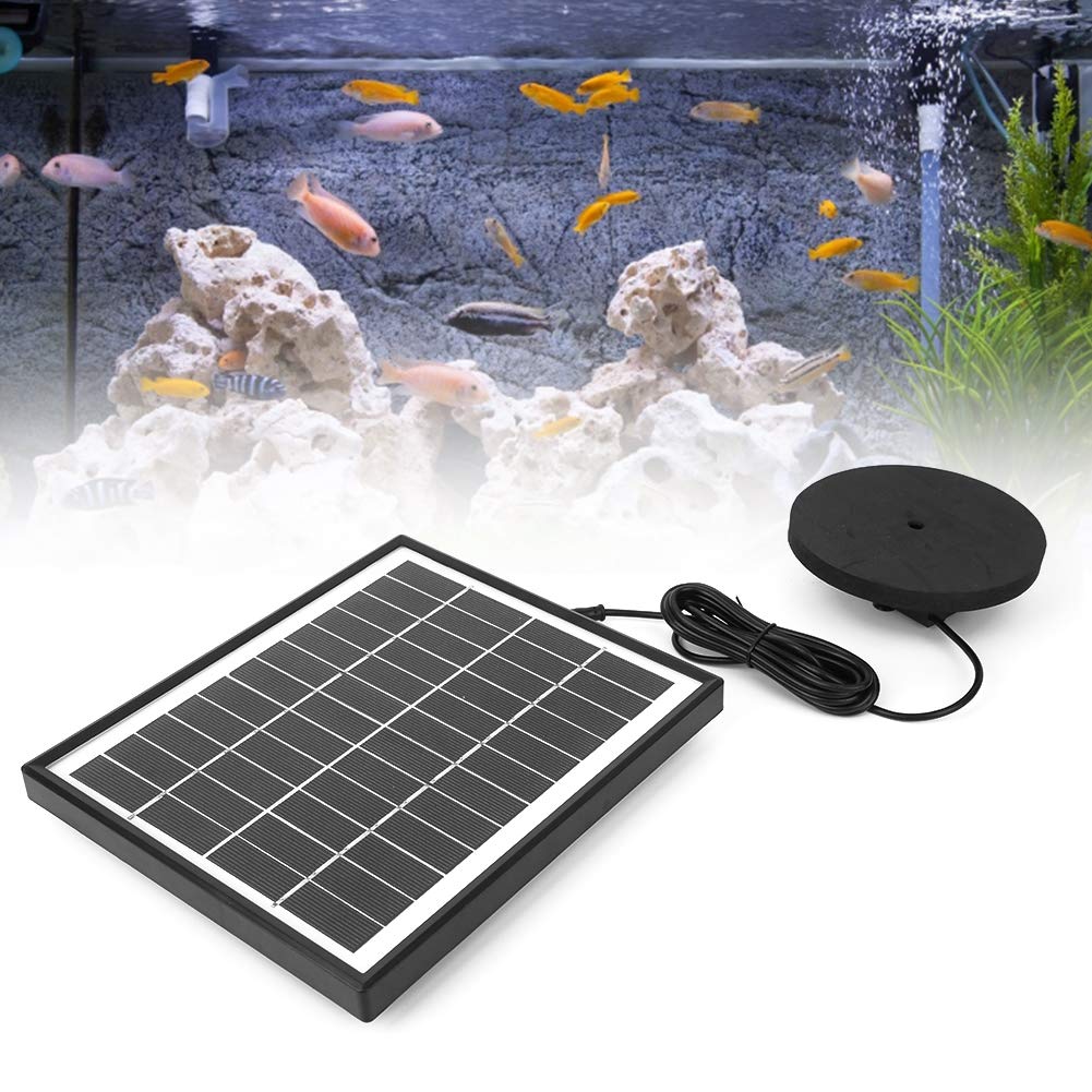 12V 5W Solar Powered Pond Fountain with Water Oxygen Pump - Eco-Friendly Solar Water Pump for Fish Tanks, Garden Ponds & Outdoor Decor