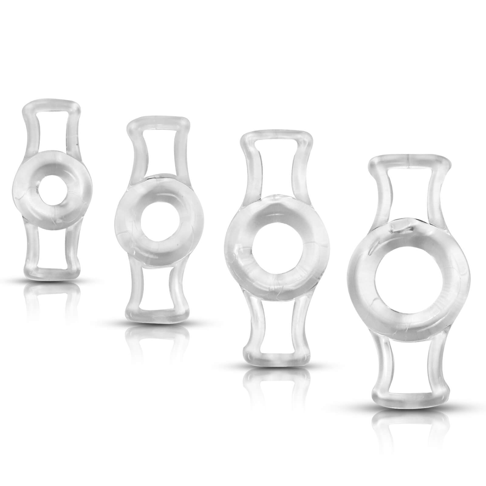 LeLuv Vacuum Pump Kit for Male Enhancement - 2.5 Inch x 12 Inch Cylinder with Clear Hose, TGrip Handle & 4 Constriction Rings | Penis Pump for ED Treatment, Blood Flow Improvement & Sexual Performance | Home Use, Gym, Personal Care