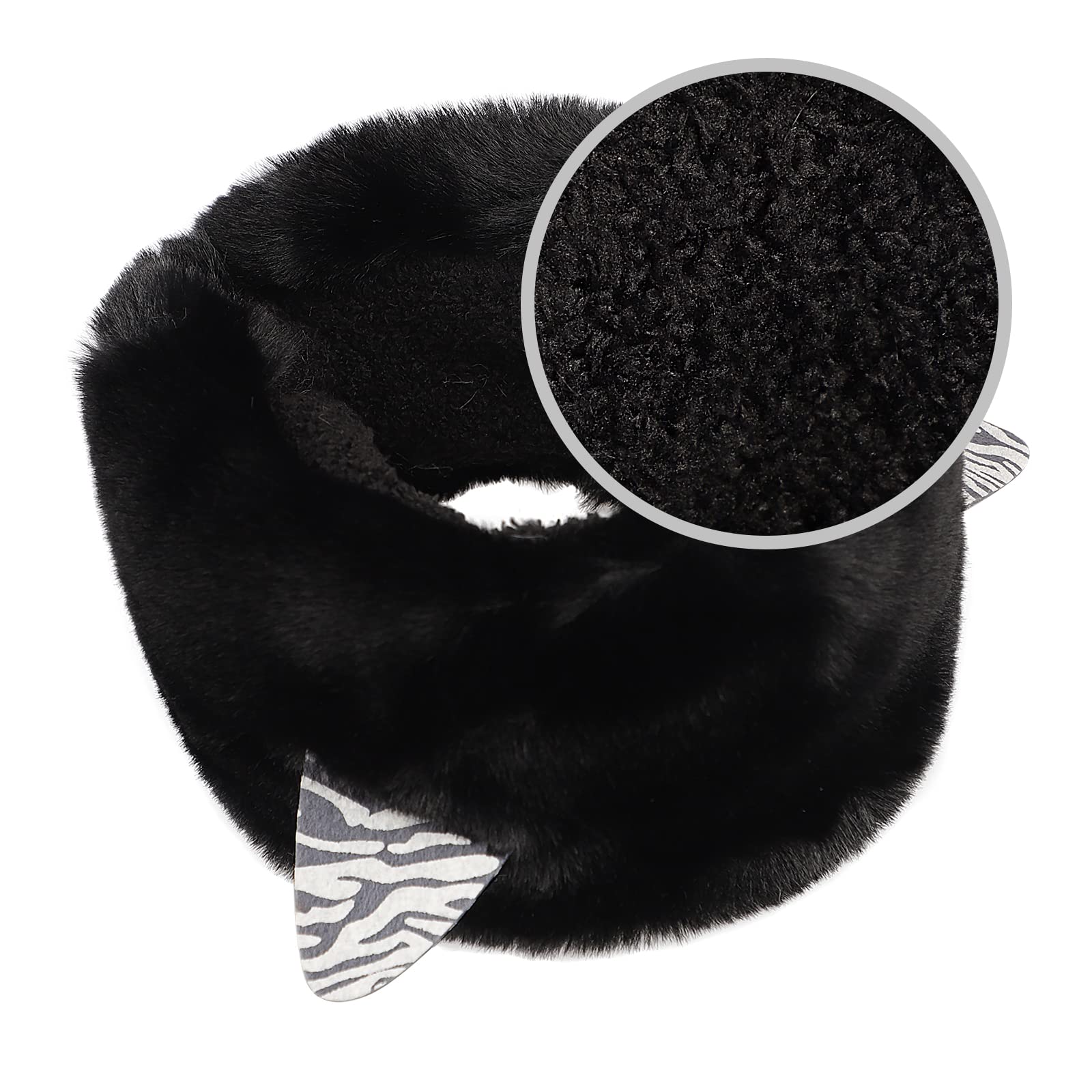 Soft Plush Cat Ear Earmuffs - Windproof Winter Warm Headband with Neck Warmer for Women & Girls | Cozy Ear Protection for Outdoor Activities, Winter Sports, and Daily Commute