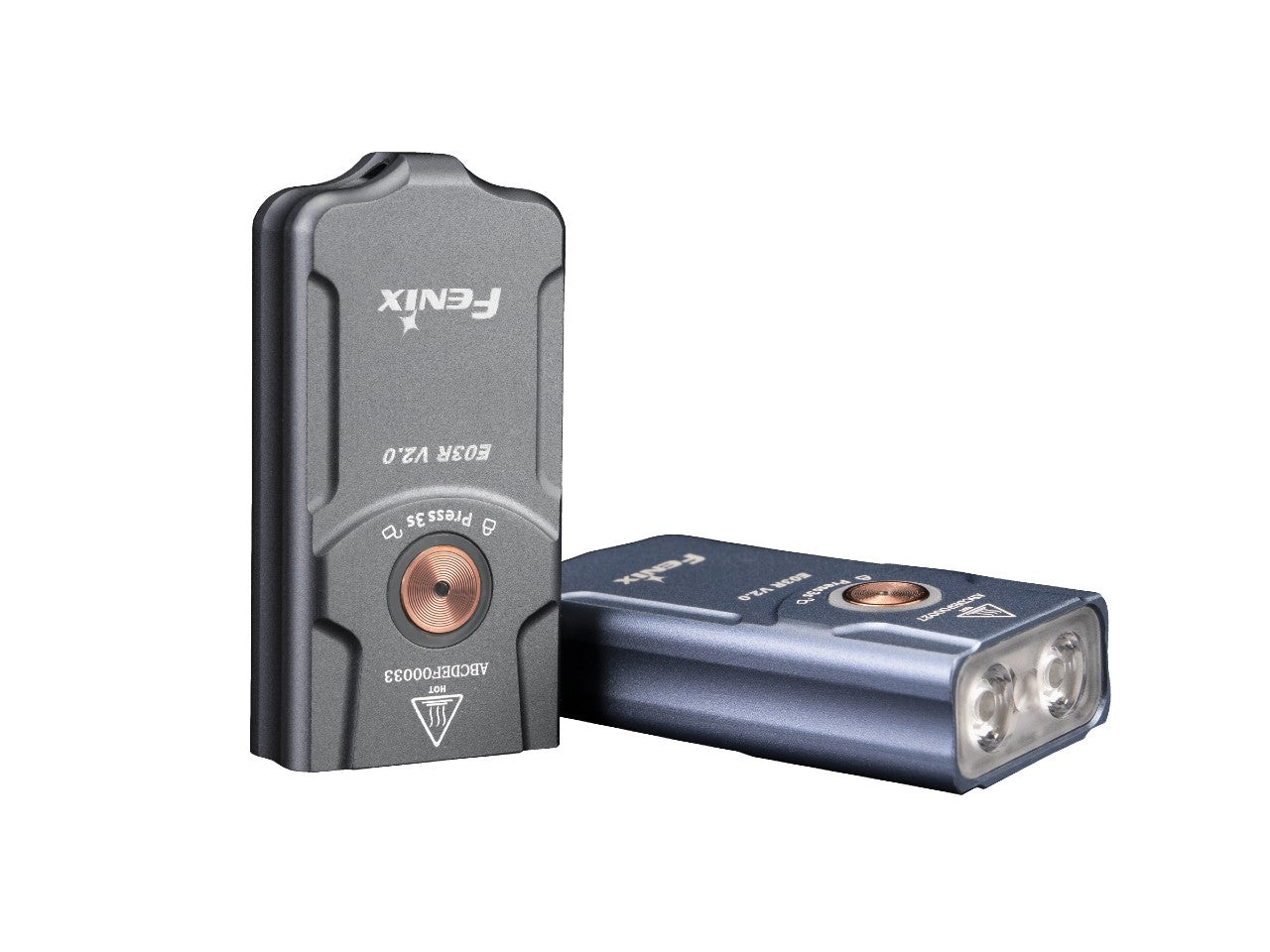 Fenix E03R V2 Ultra-Bright 300 Lumen Rechargeable Keychain Flashlight - Perfect for Camping, Hiking, and Emergency Use