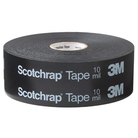 3M 50 All-Weather Corrosion Protection Tape - 10 Mil Black (2 Rolls, 2