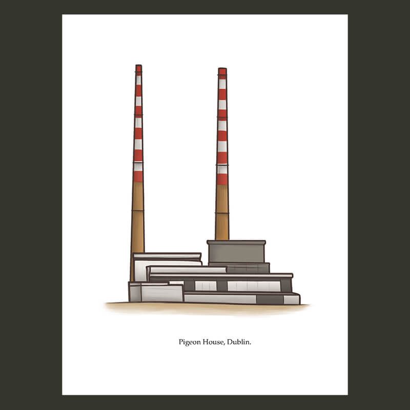 Vintage Pigeon House Postcard by Joe Hollingsworth & Oystercatcher - Perfect for Collectors, Home Decor, and Unique Gifts