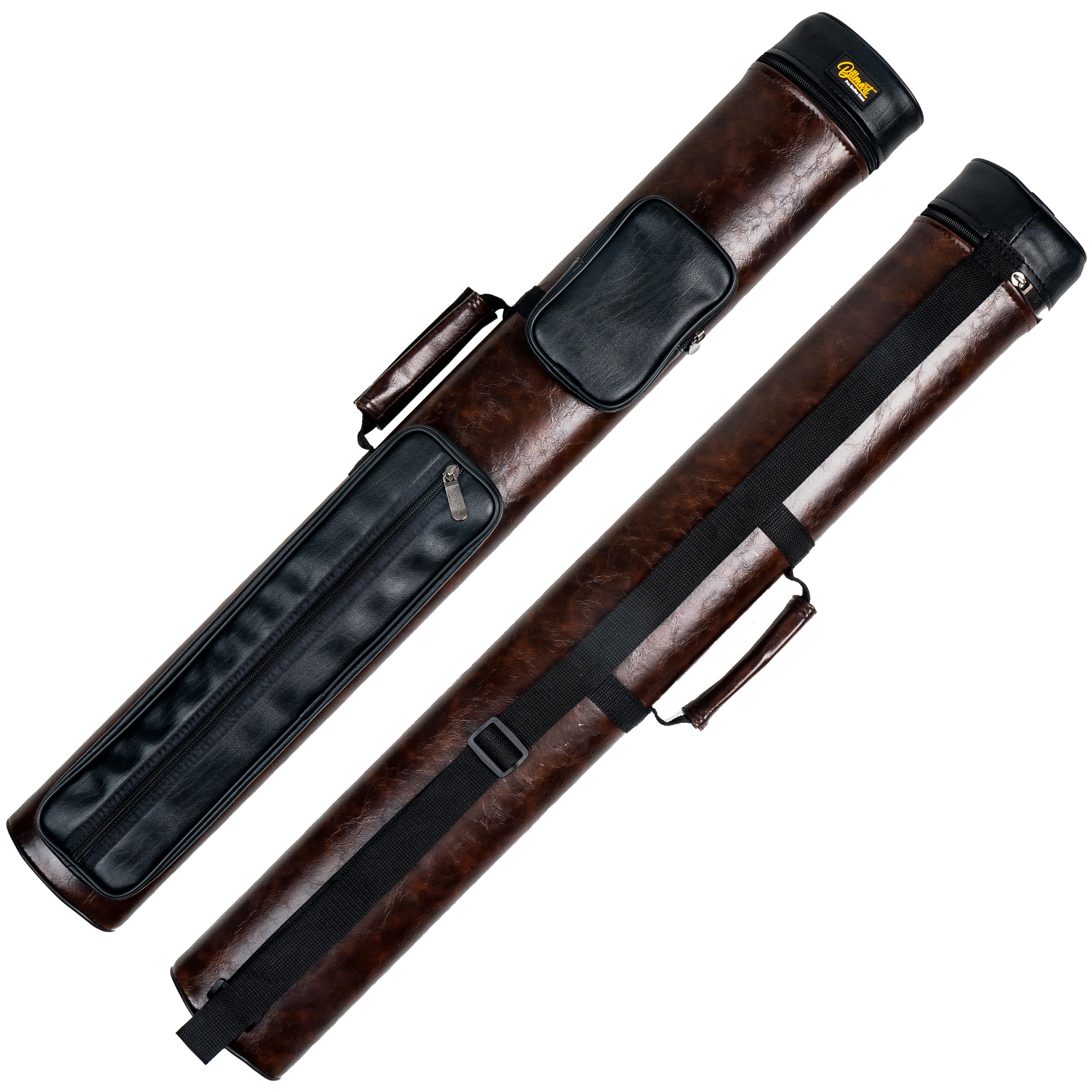 Premium 2x3 Hard Pool Cue Case - Durable Billiard Stick Carrying Case for Pool Players | Perfect for Travel, Storage & Tournament Use
