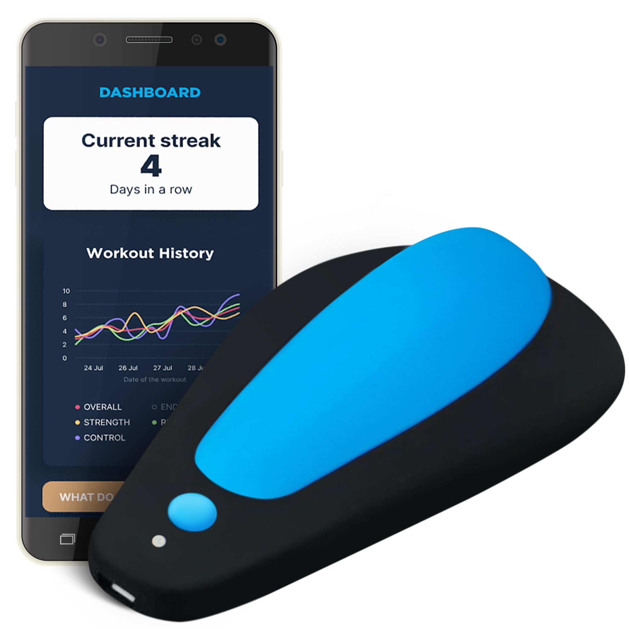 Boost Kegel Pelvic Floor Muscle Trainer for Men | Sit-On-Top Kegel Exerciser with Biofeedback for Bladder Control & Pelvic Floor Strengthening | Improve Stamina & Post-Prostate Surgery Recovery | Perfect for Home Gym & Postpartum Rehabilitation