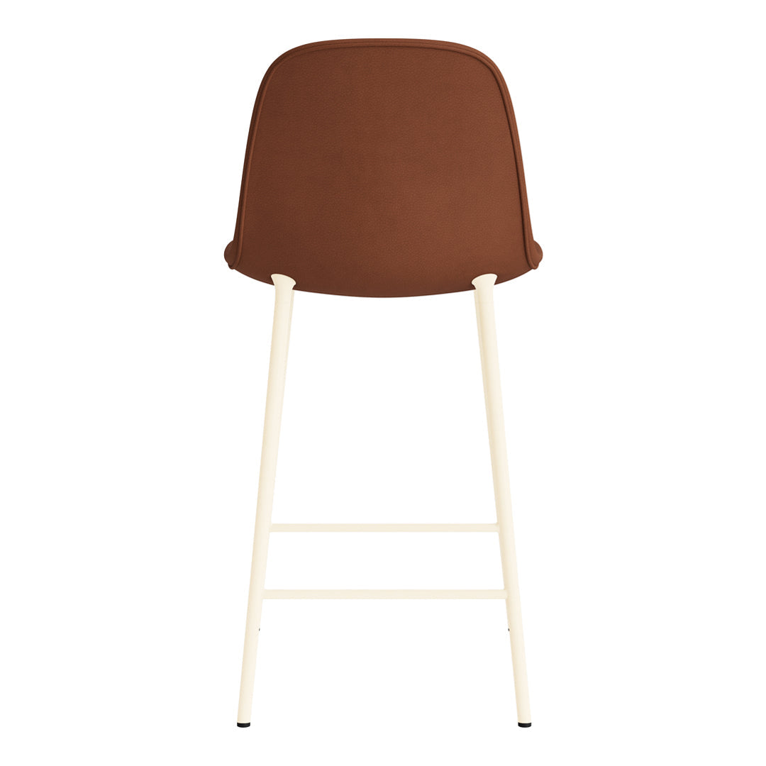Premium Fully Upholstered Form Counter Chair - Stylish Bar Stool for Kitchen Island, Breakfast Nook & Home Bar Seating