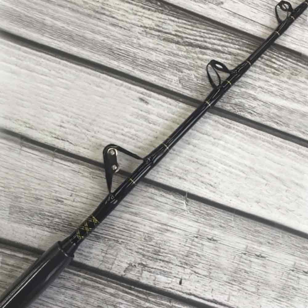 Capt. Harry's Caribbean CHCSA80 Stand Up Fishing Rods - Saltwater & Freshwater Fishing for Boat, Pier, and Shore Anglers