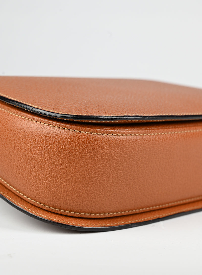 Gucci Bamboo 1947 Leather Handbag in Cognac - Luxury Women's Shoulder Bag for Work, Travel & Evening Events