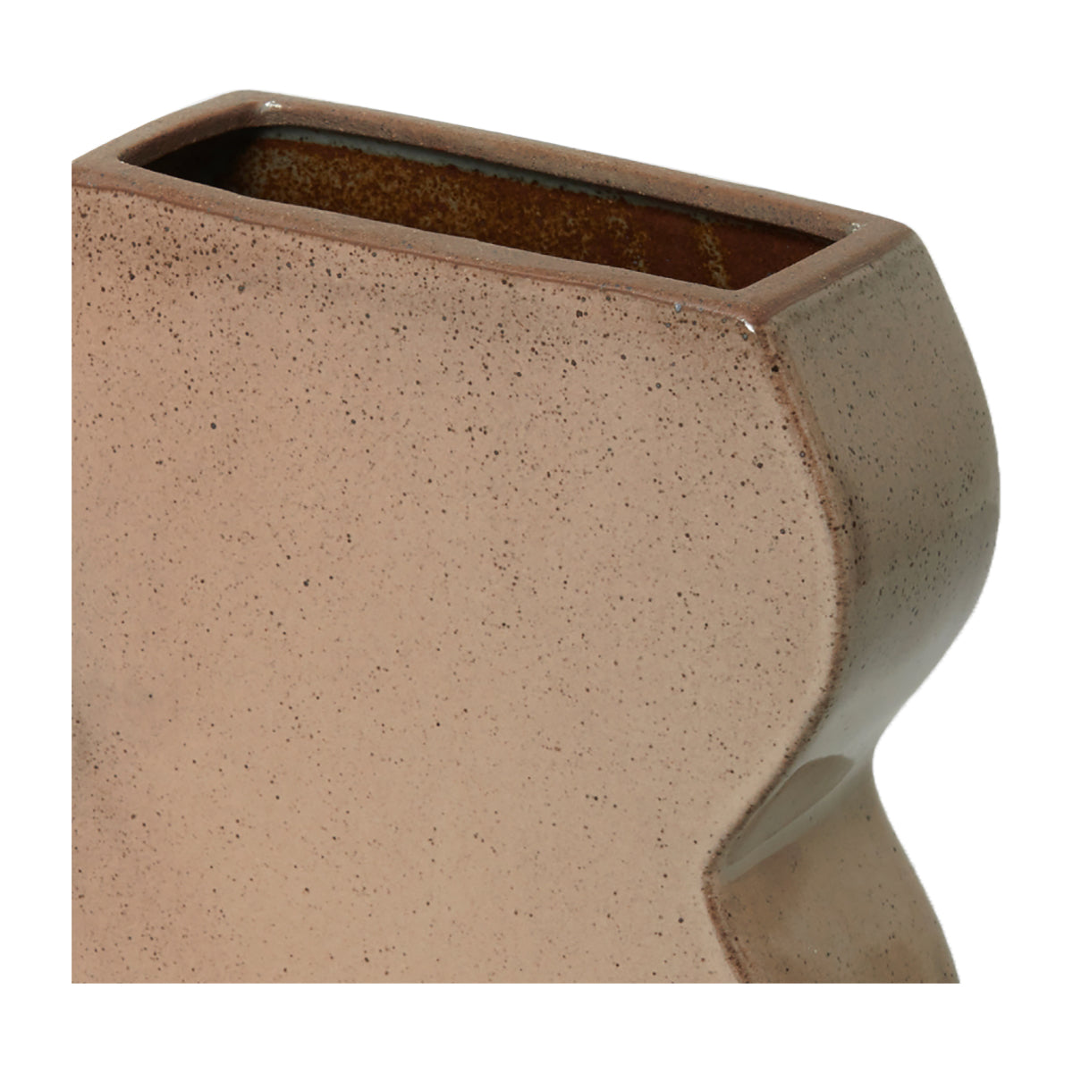 Small Modern Ceramic Vase - Minimalist Home Decor for Flowers, Centerpiece, Wedding & Living Room Decorations - Perfect for Dining Table, Office Desk & Gift Giving