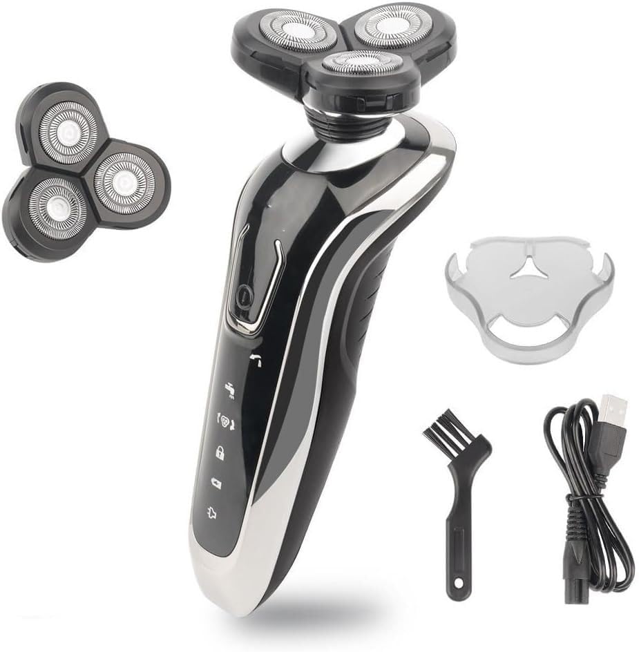 Best Electric Razor for Men - Powerful Rechargeable & Waterproof Beard Shaver - Perfect for Travel, Gym & Daily Grooming