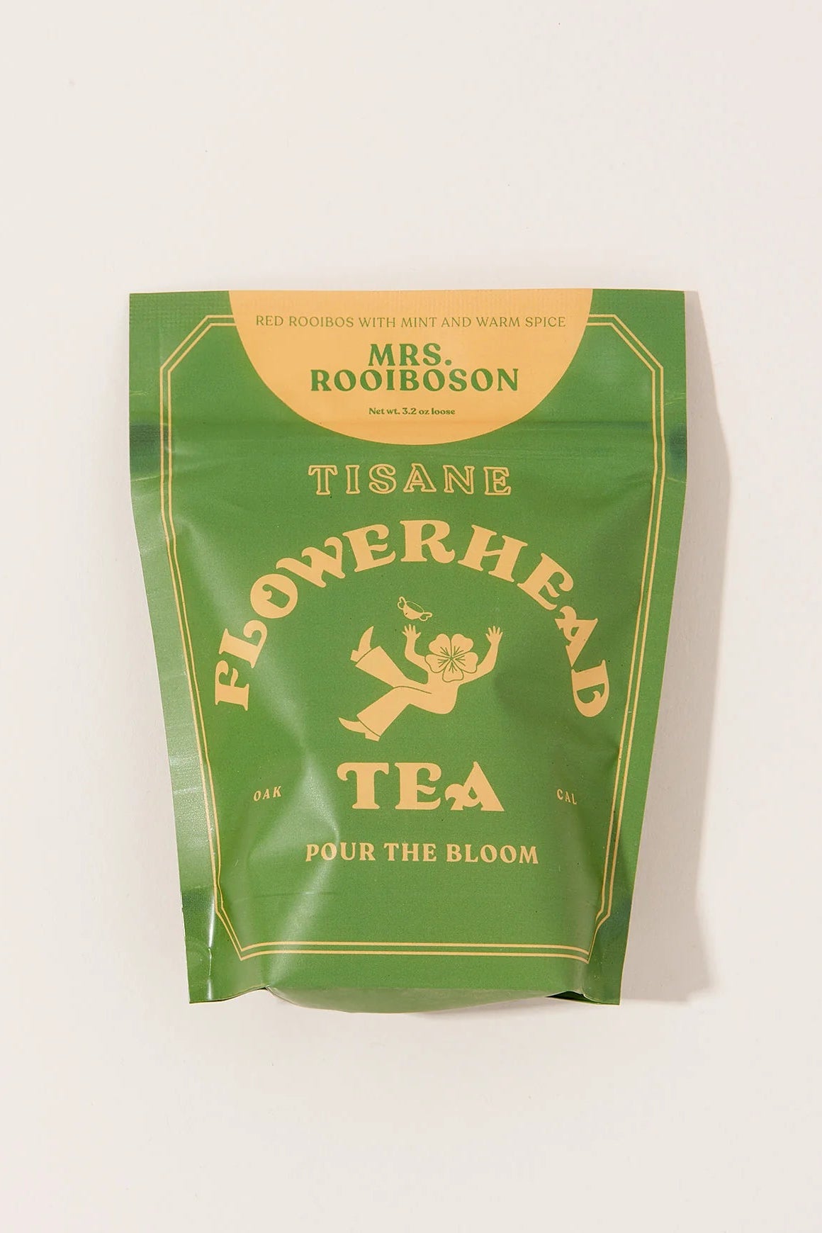 Organic Mrs. Rooiboson Loose Leaf Herbal Tea - Caffeine-Free Red Bush Tea for Relaxation & Wellness - Perfect for Afternoon Tea, Stress Relief & Bedtime Rituals