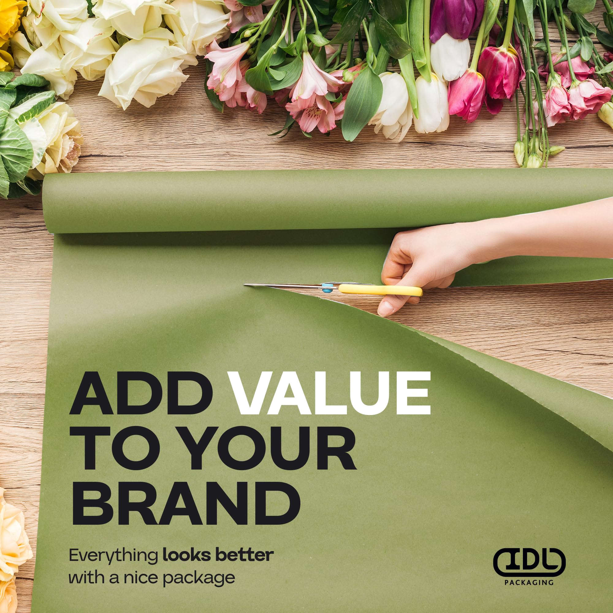 Eco-Friendly Kraft Paper Roll 18