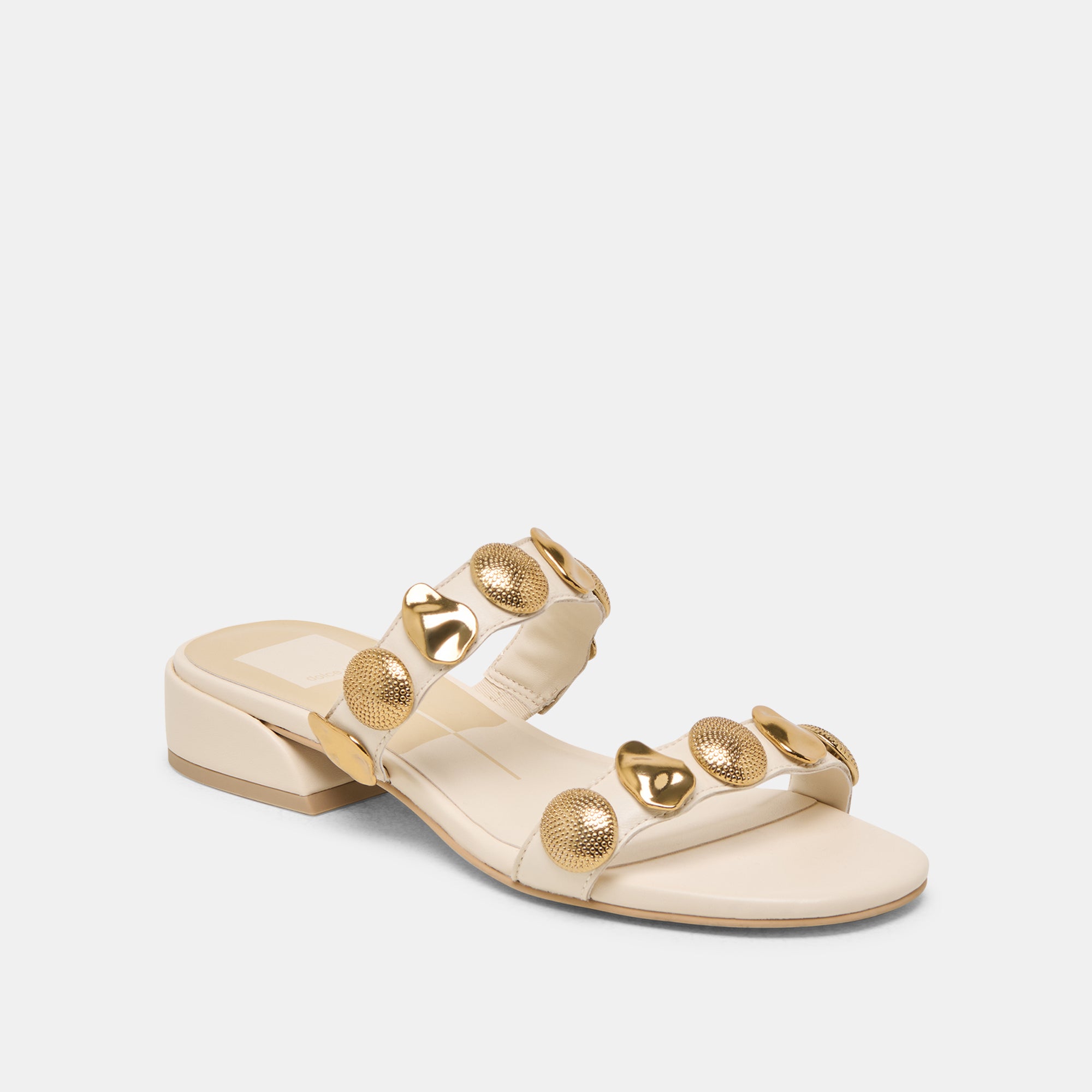 FARROW Women's Leather Sandals in Creme - Comfortable & Stylish for Summer, Beach, and Casual Outings