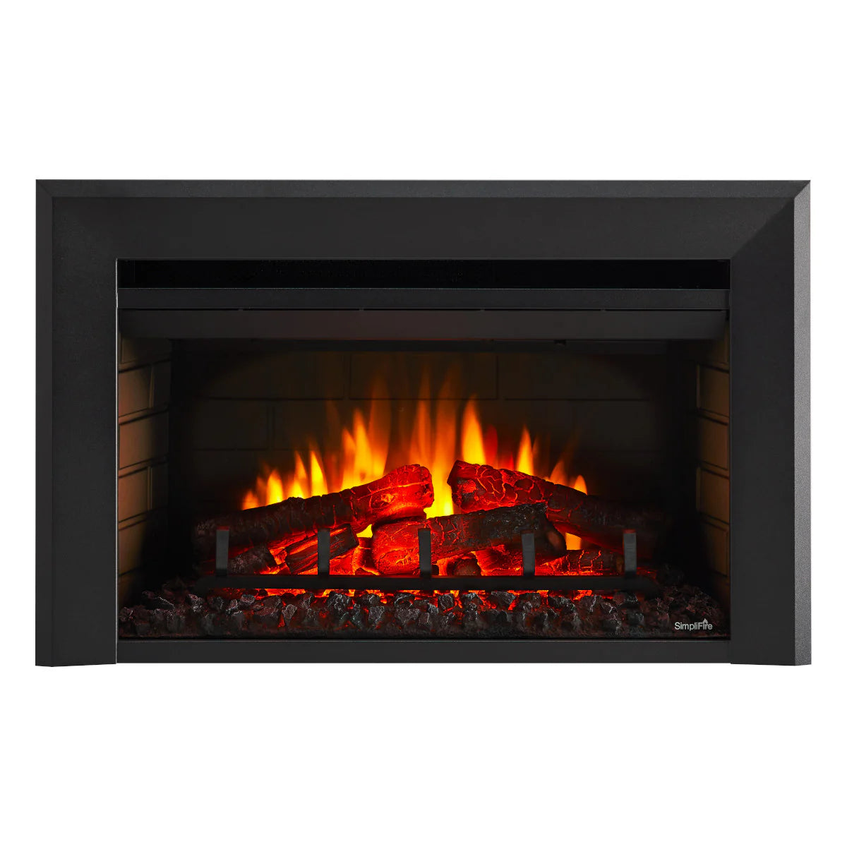 Simplifire 25 Electric Fireplace Insert - 25 Inch Recessed Wall Mount Heater with Realistic Flame Effect | Perfect for Living Rooms, Bedrooms & Home Offices (SF INS25)