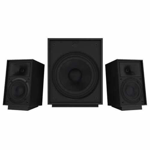Klipsch ProMedia Heritage 2.1 Multimedia Speaker System with Bluetooth - Premium Black Computer Speakers for Home Theater, Gaming & Music Streaming