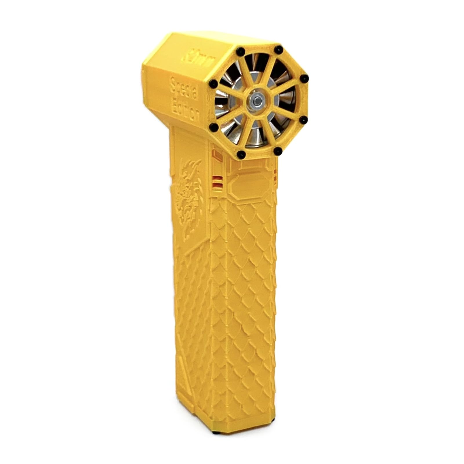 AJOIDR Dragon Pattern Handheld Fan - Portable Electric Blower & Pocket Fan with Powerful Airflow, Multi-Purpose Cleaning Tool for Home, Office, Travel and Outdoor Cooling