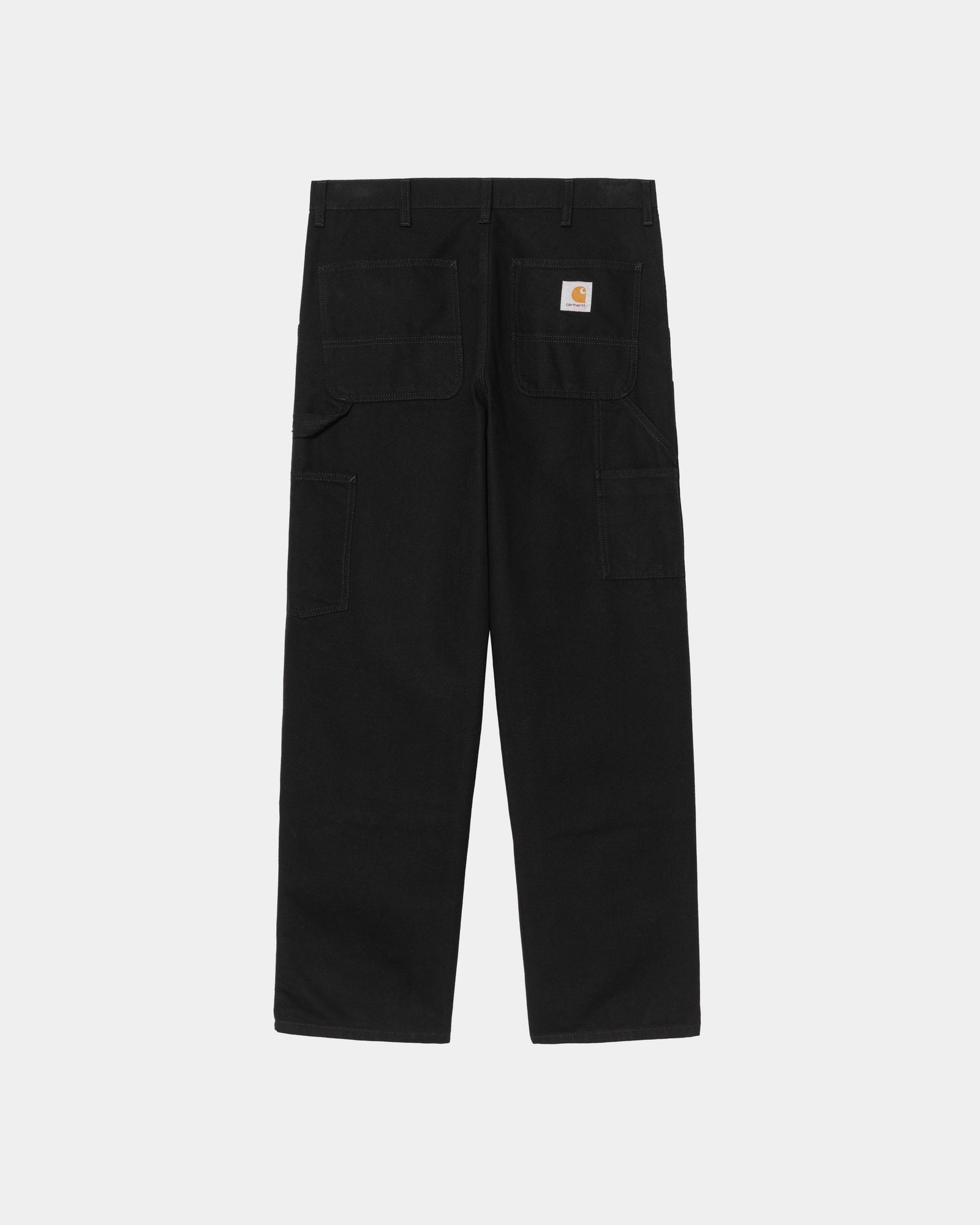 Double Knee Work Pants for Men - Durable Black Rinsed Denim Jeans for Construction, Carpentry & Outdoor Workwear