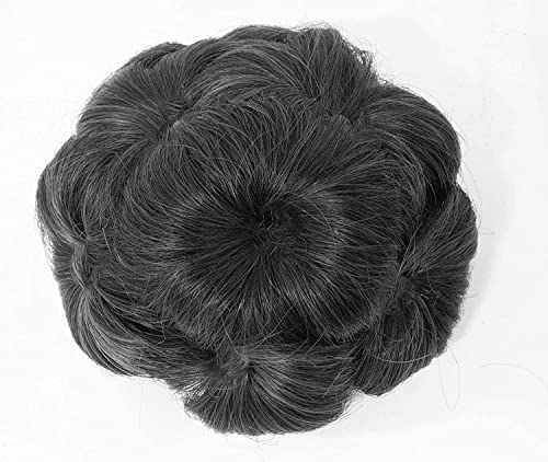 Kabello Bun Maker Hair Styling Tool for Women & Girls - Black Hair Donut for Perfect Messy Buns & Updos (Pack of 1) - Great for Work, Gym, Weddings & Everyday Hairstyles
