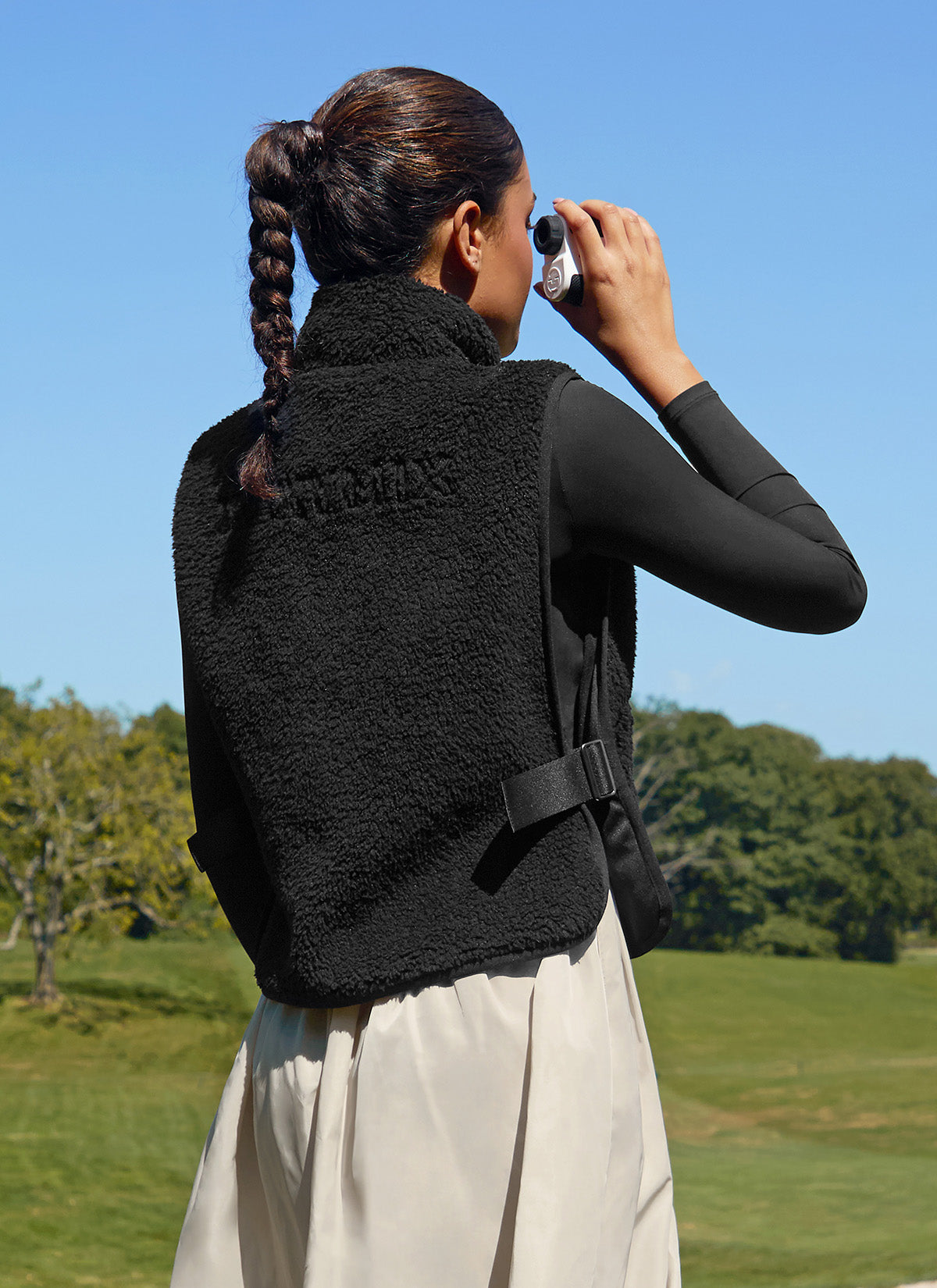 Men's Side Buckle Fleece Vest - Lightweight Warm Winter Jacket for Outdoor Hiking & Casual Wear