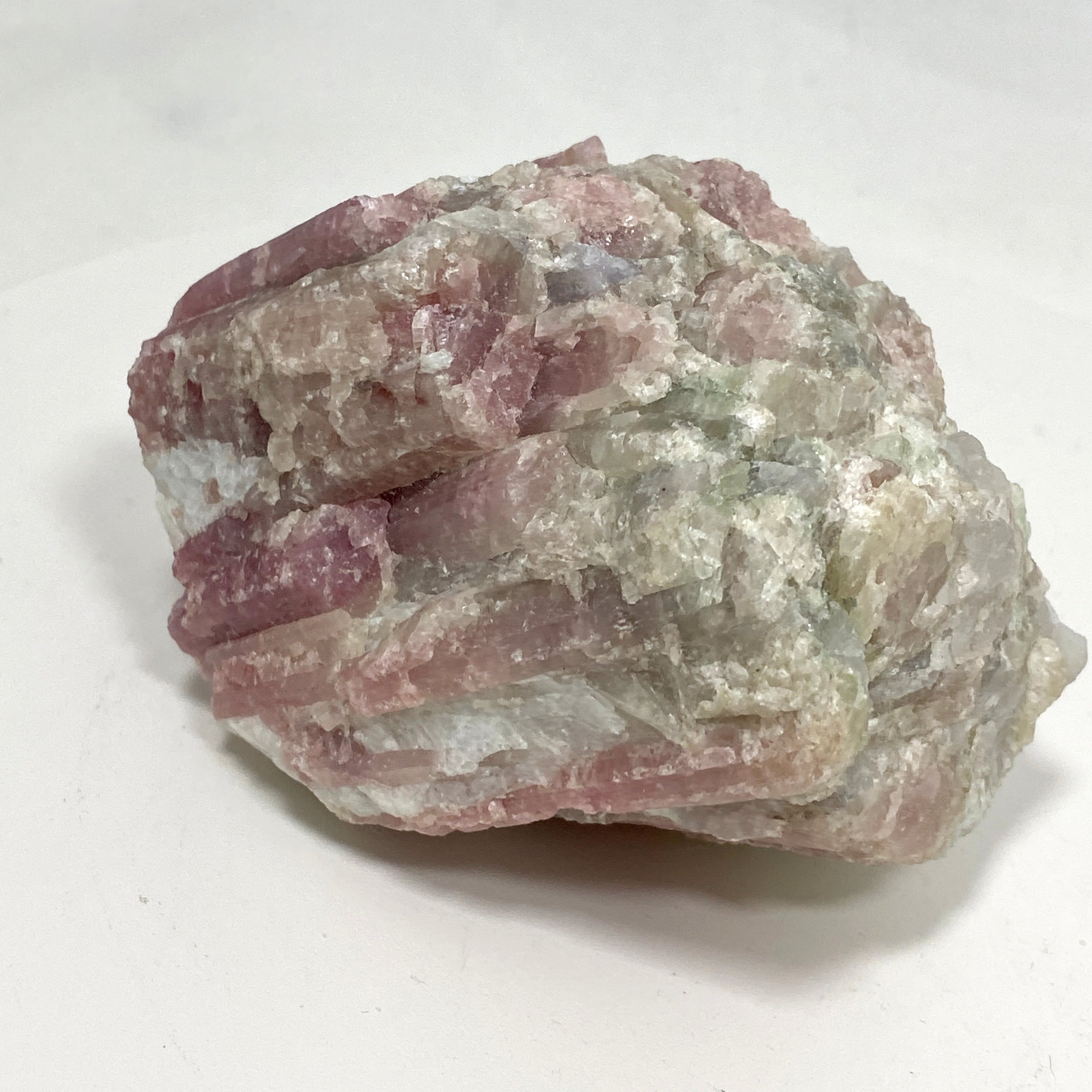 Natural Pink Tourmaline on Quartz Crystal - PTQ 04 Specimen for Mineral Collectors, Healing Crystals & Home Decor | Perfect for Meditation, Reiki & Display Cases