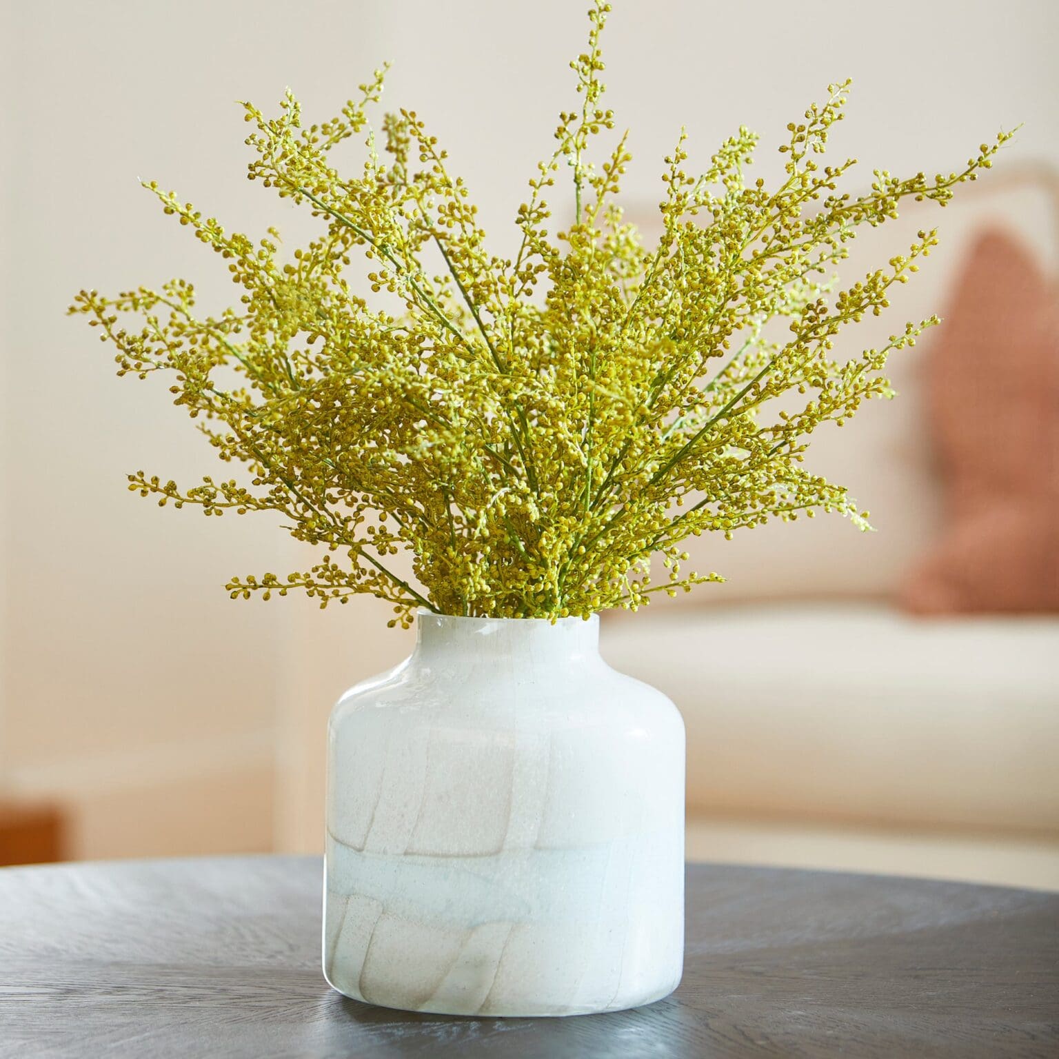 Cyan Design 11077 Lucerne Vase - Small Tan & Aqua Decorative Ceramic Vase for Home Decor, Wedding Centerpiece, or Gift
